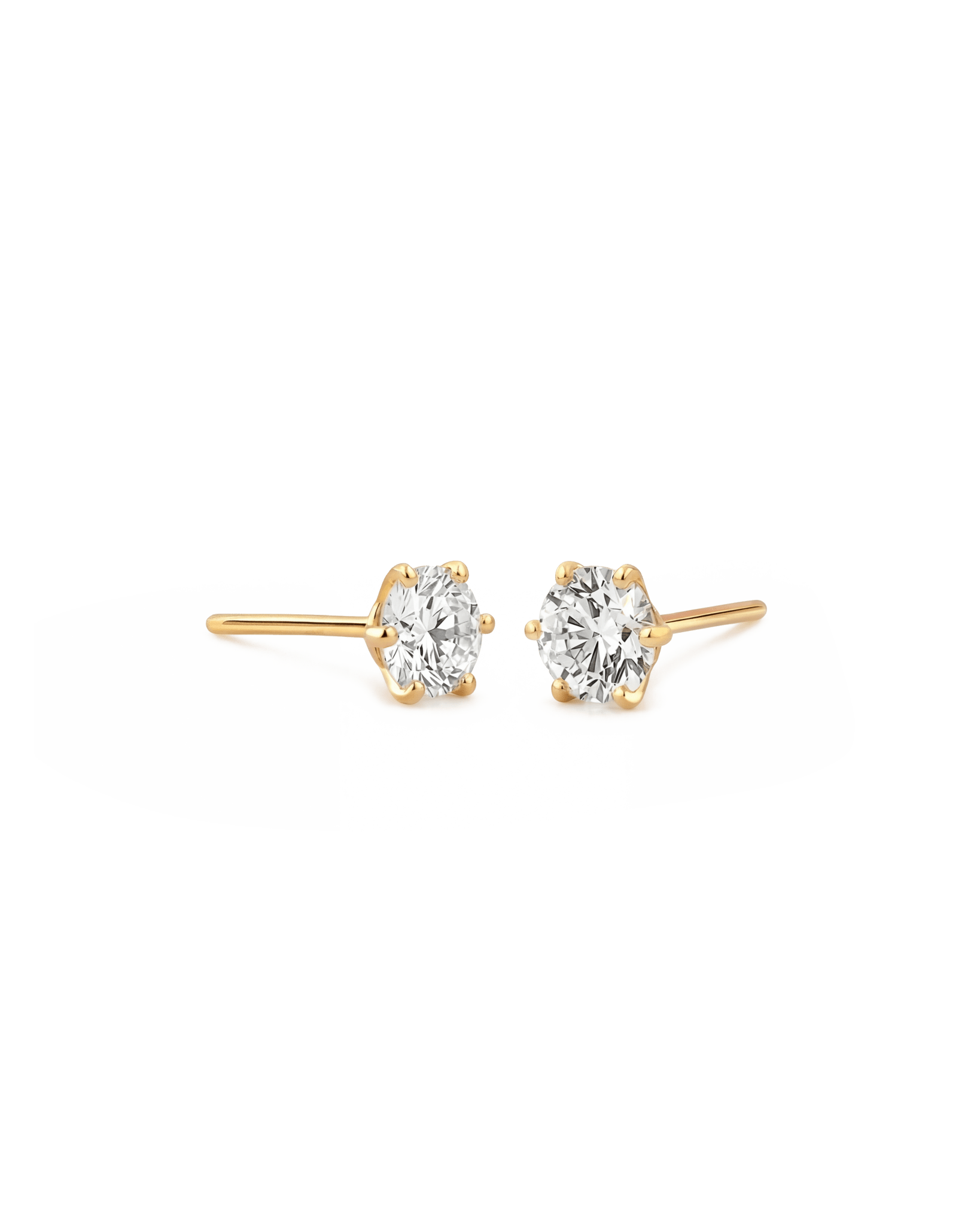 gold,2 x 0.5 ct,pair