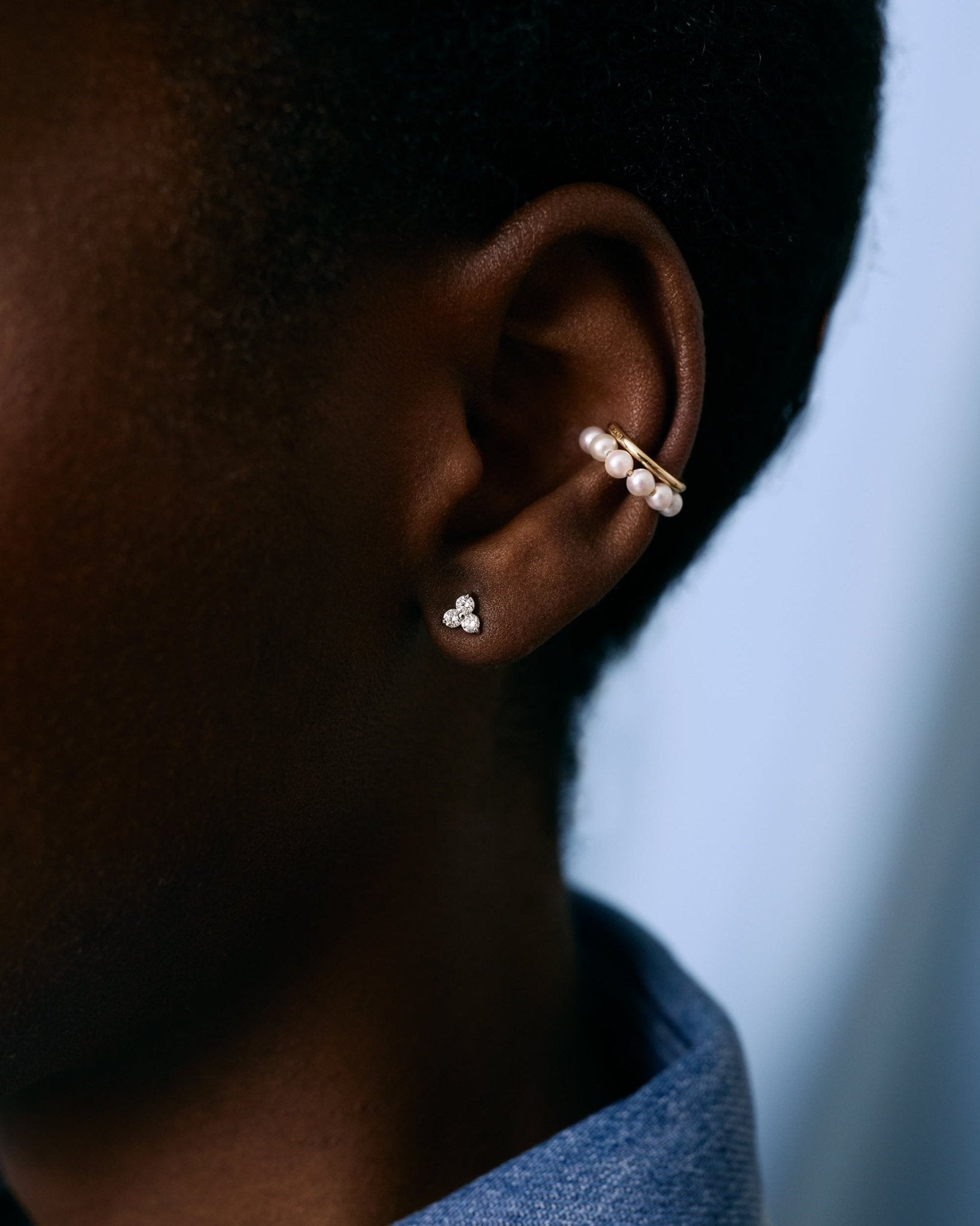 Diamond Trinity Studs