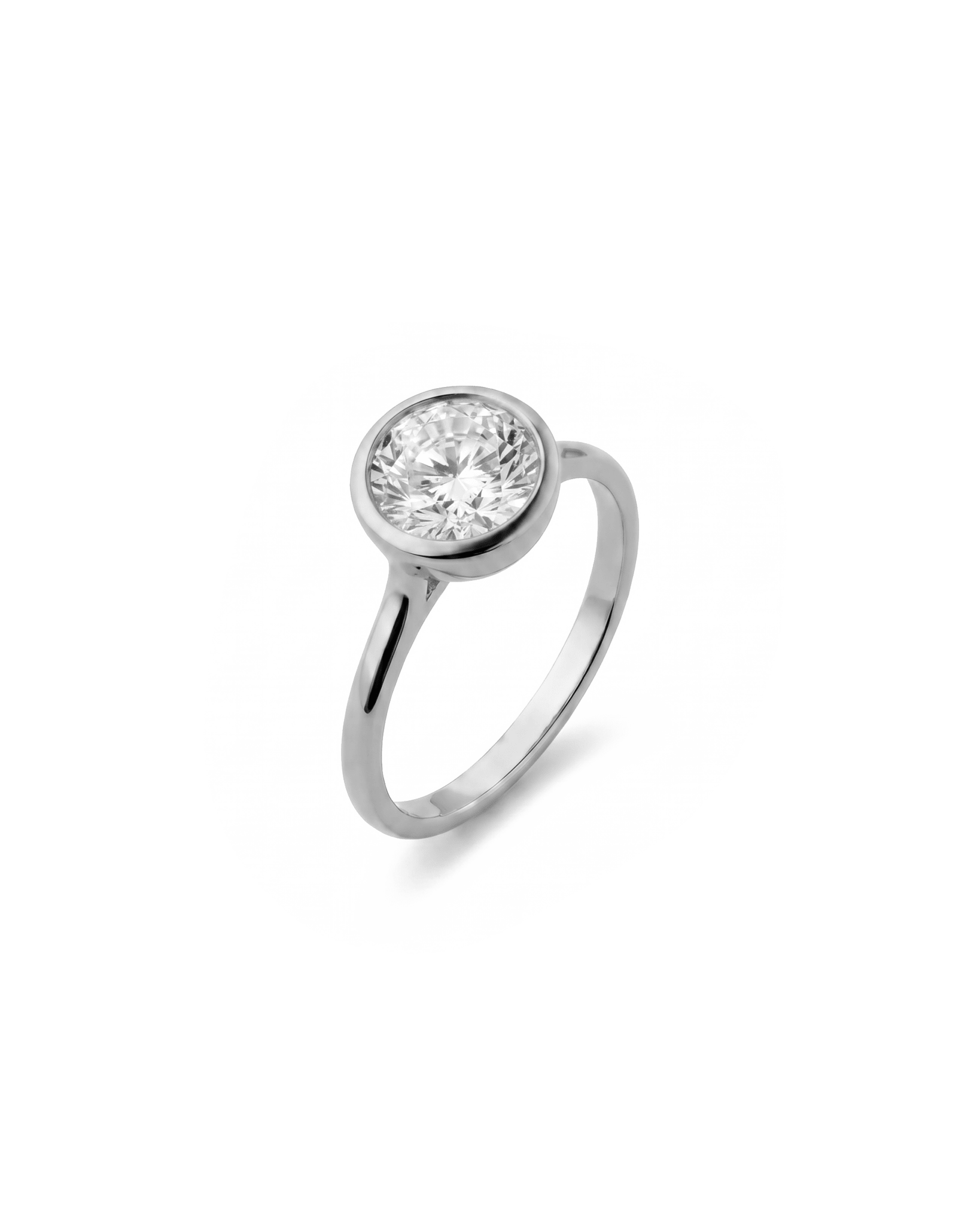 white gold,2 ct