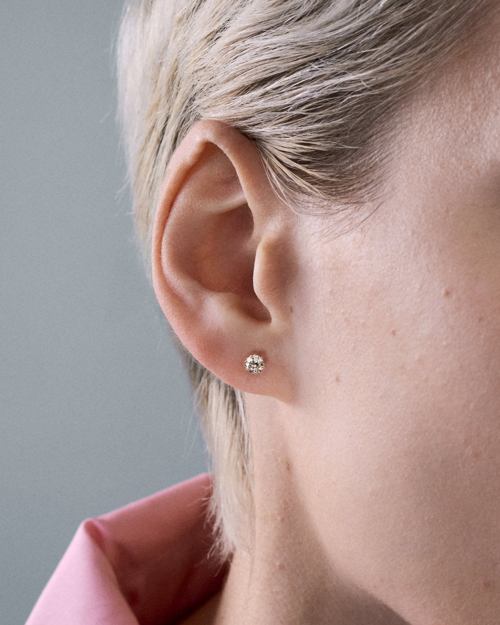 Six Prong Diamond Studs