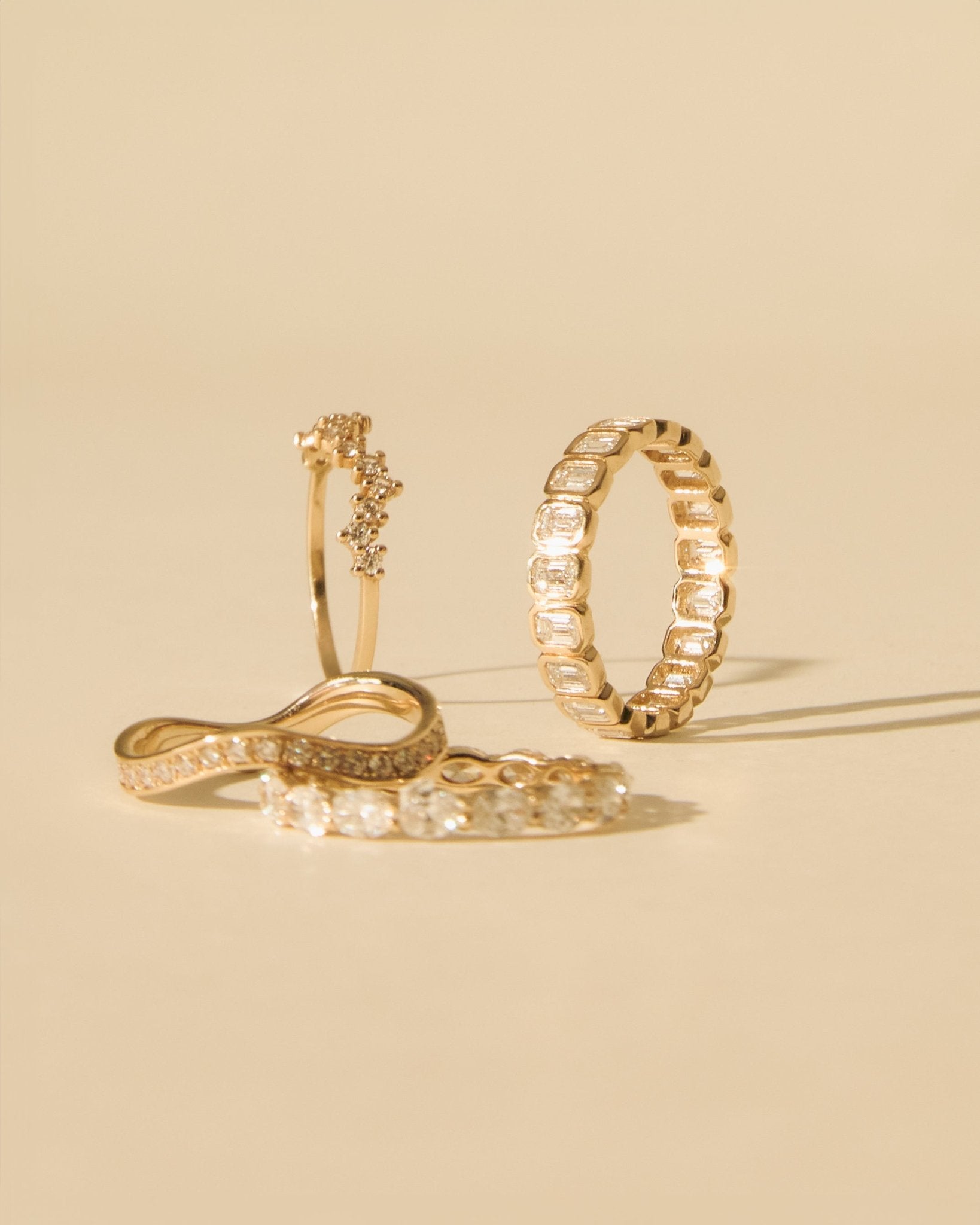 Emerald Cut Eternity Ring