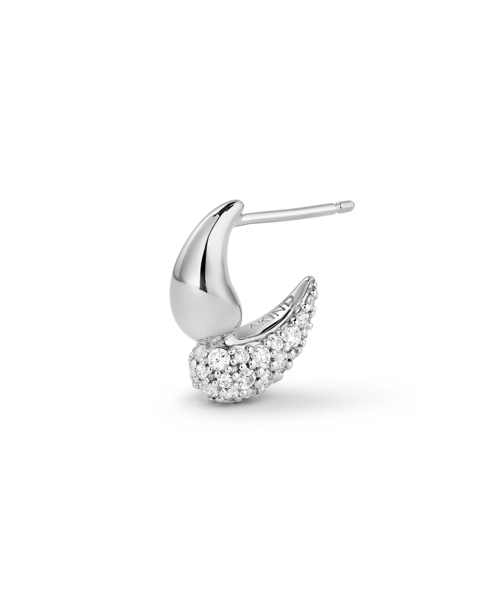 Sterling silver, single