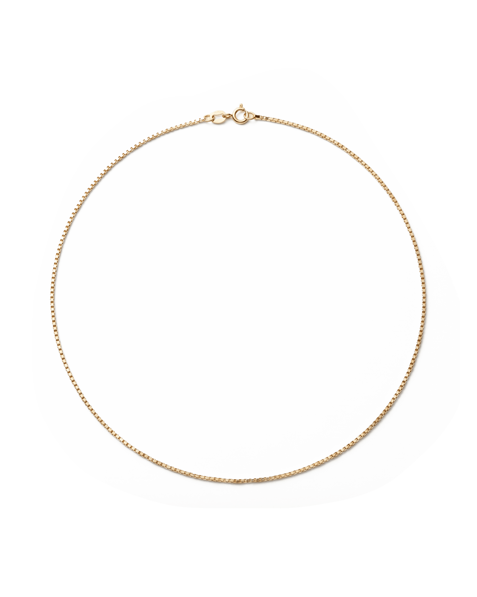 Chunky Box Chain Necklace - Sample