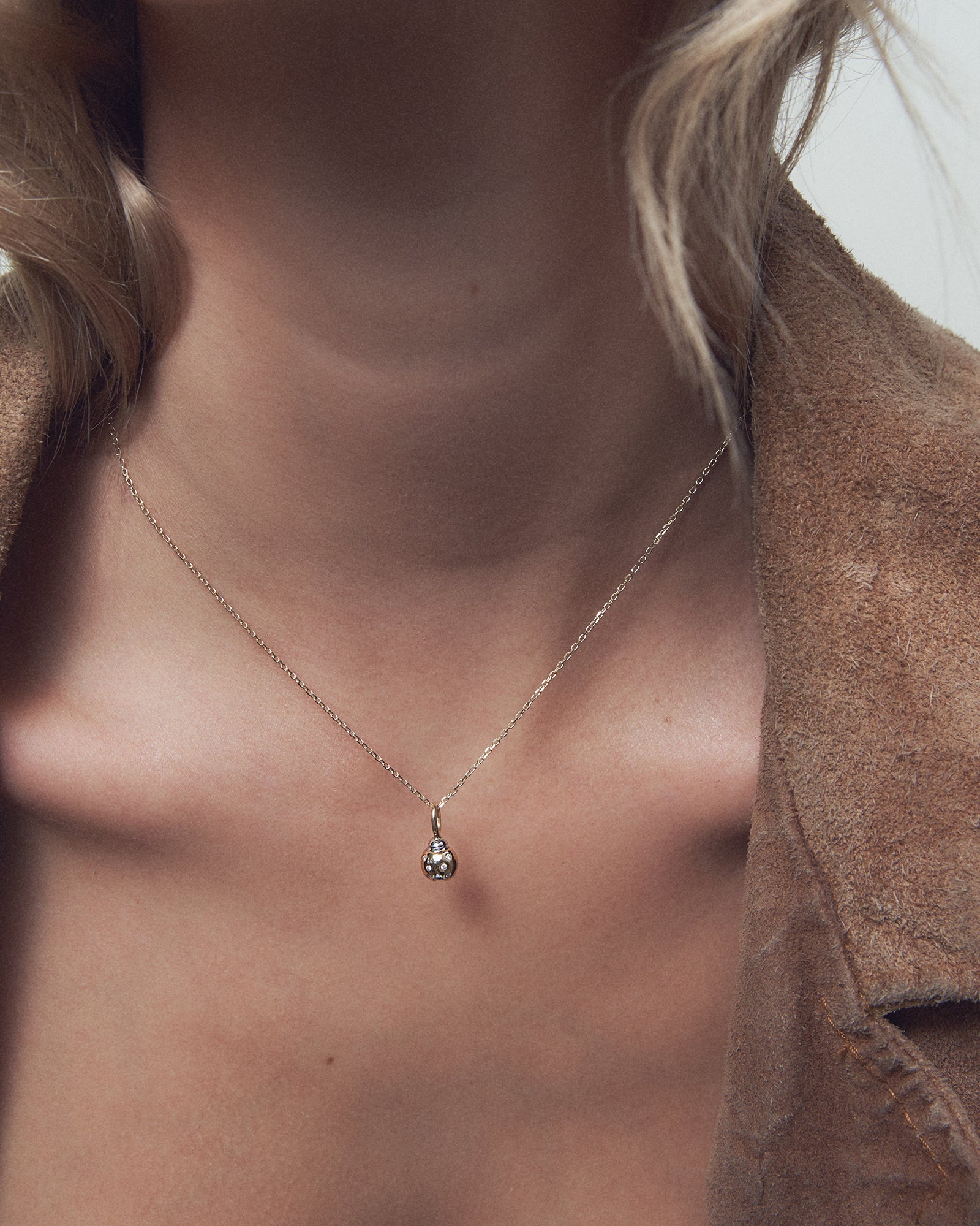 Diamond Ladybird Charm