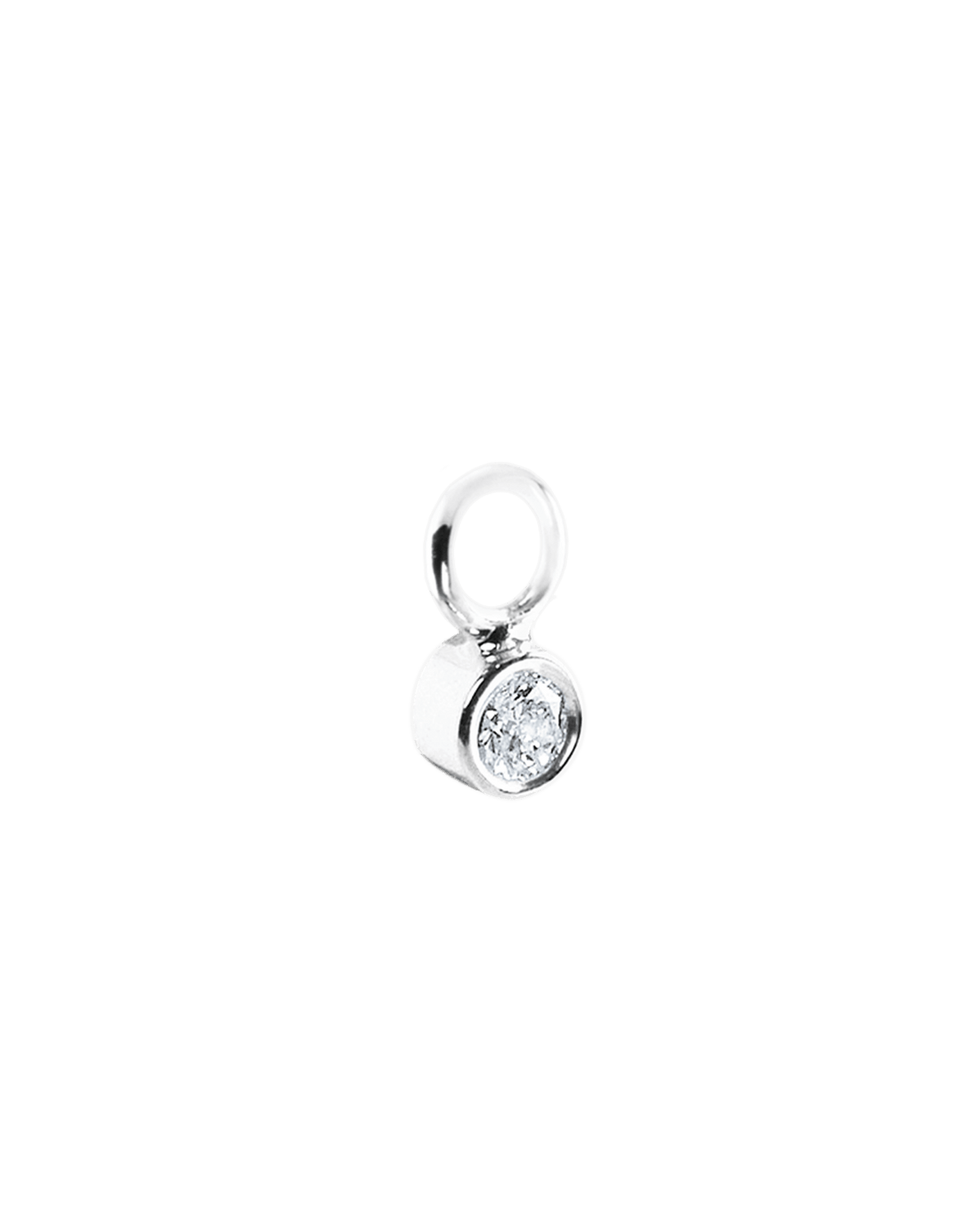 Diamond Hoop Charm