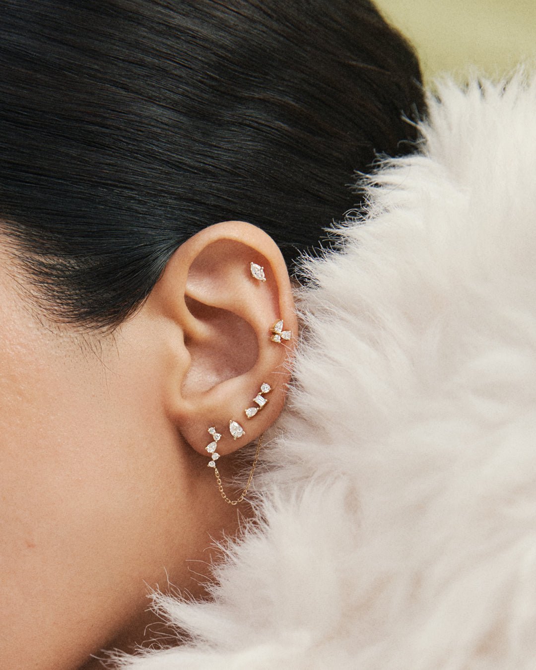 Marquise Diamond Studs