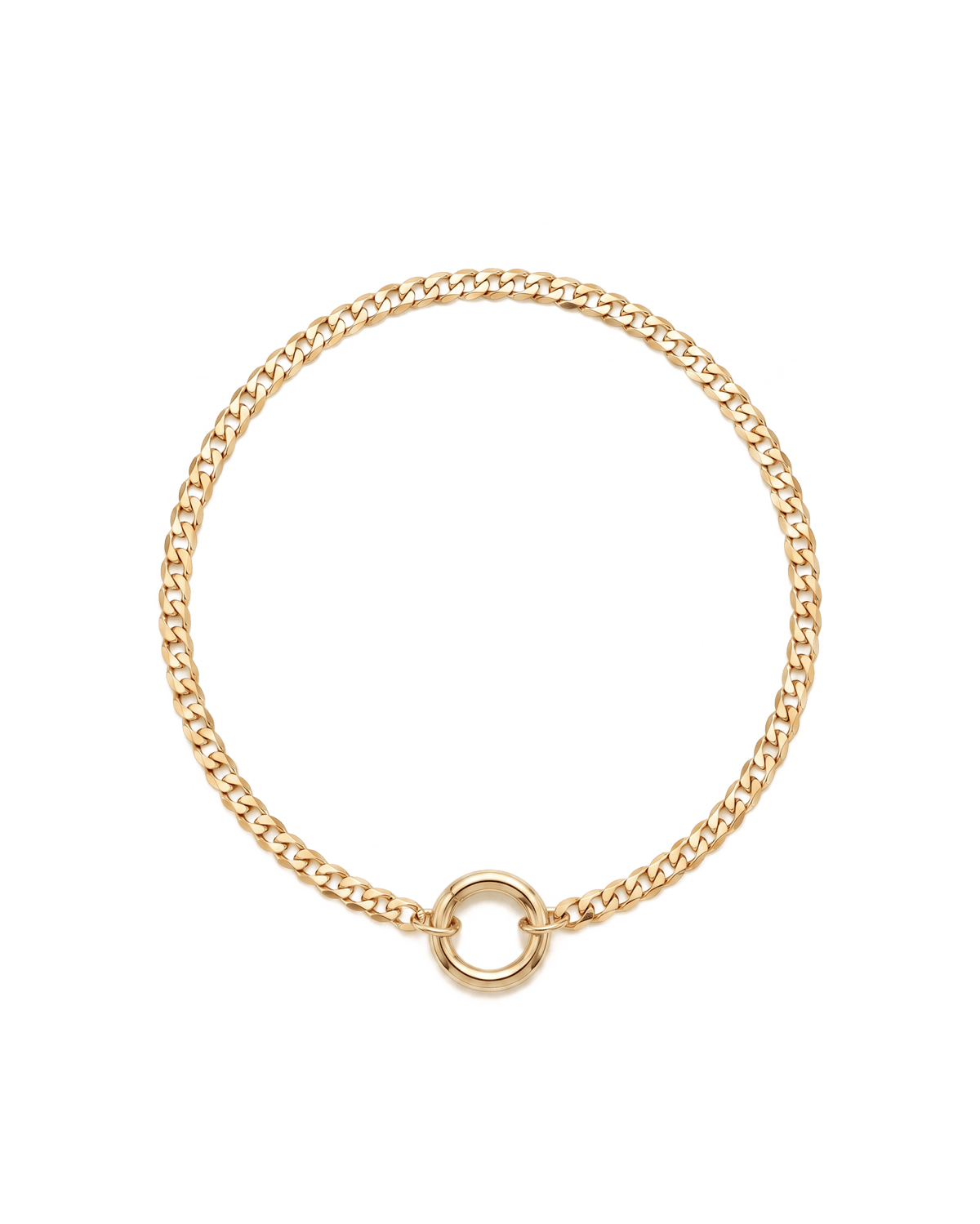 Curb Chain Charm Bracelet