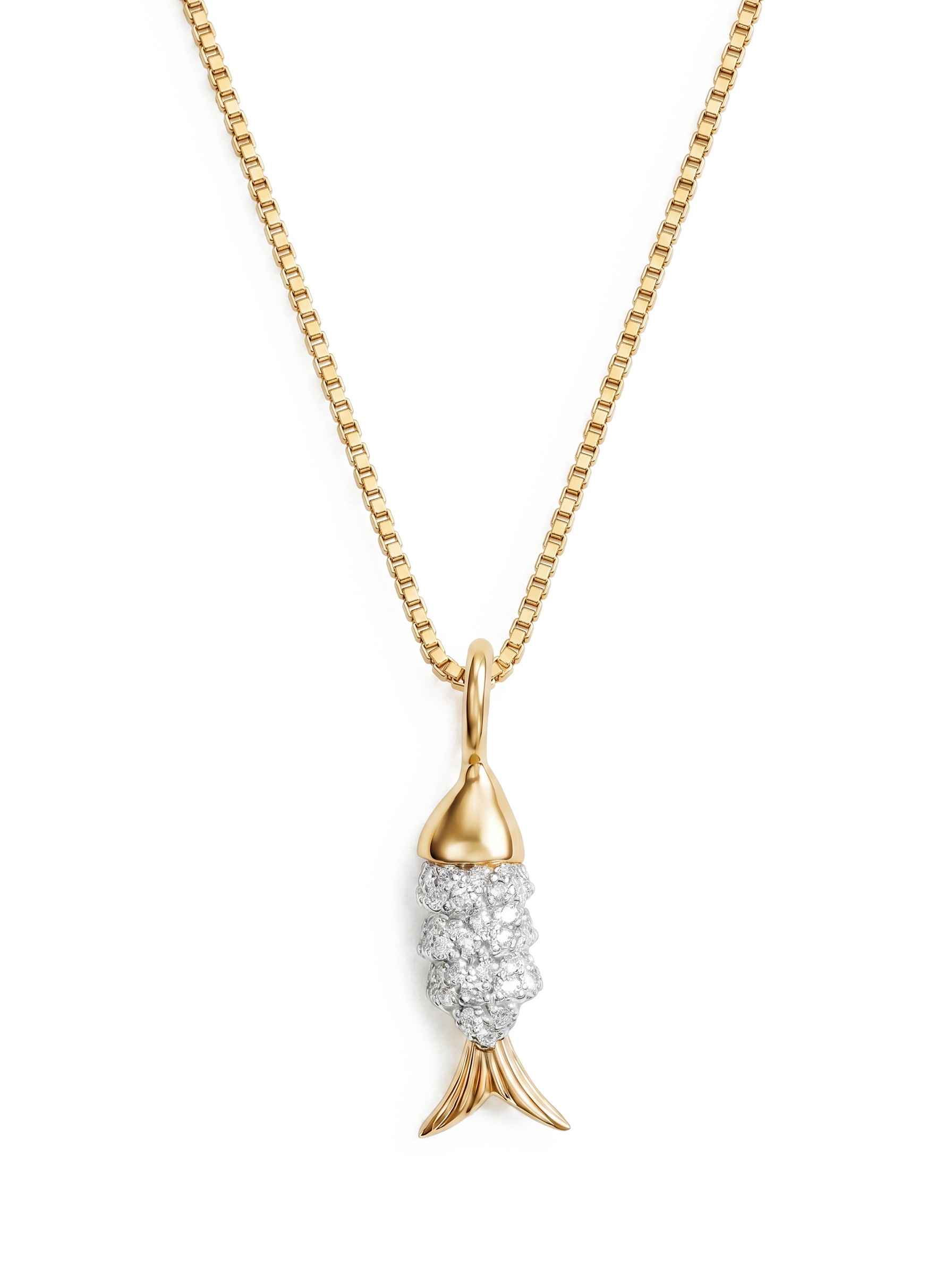 Diamond Fish Charm
