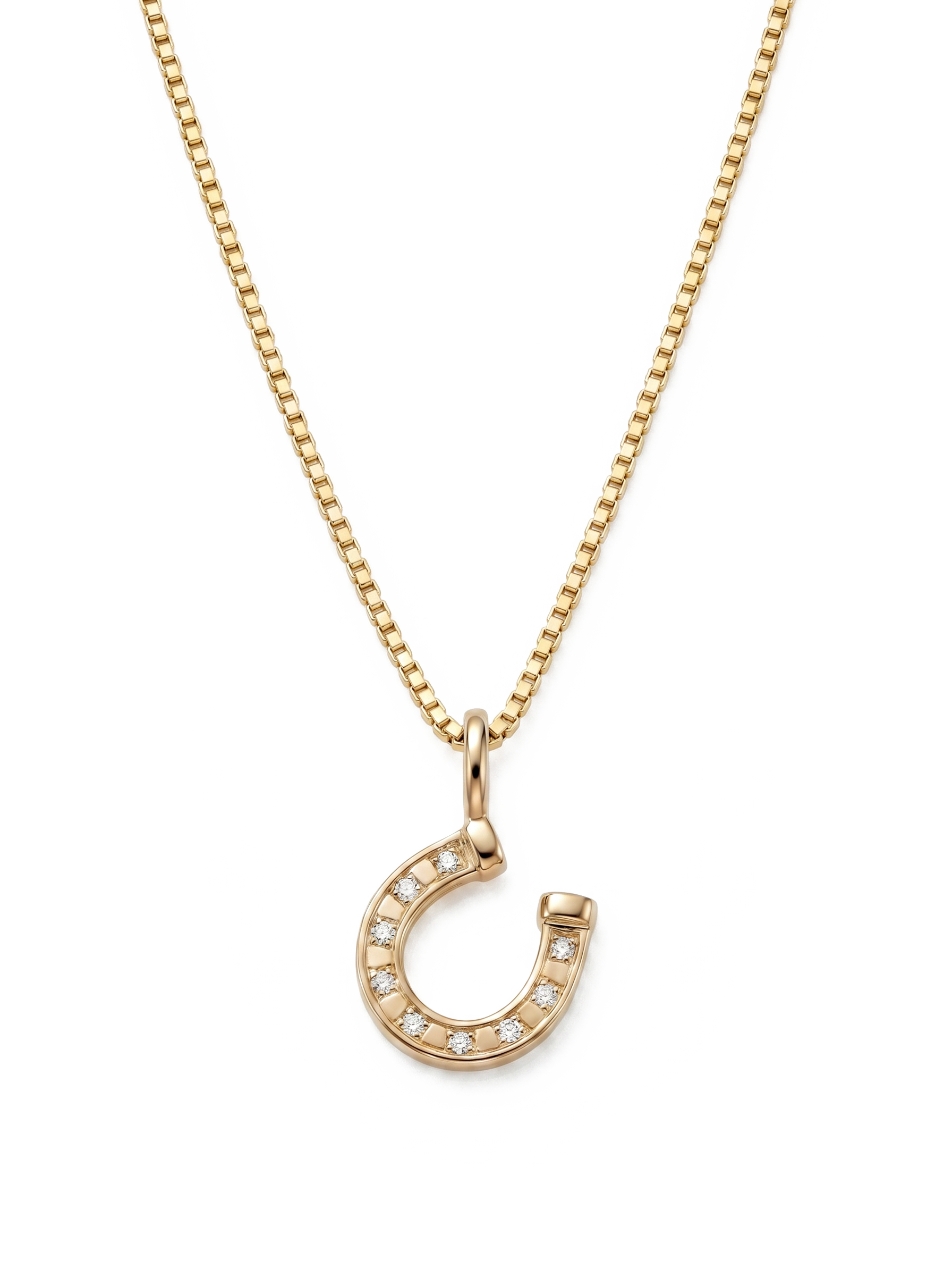 Diamond Horse Shoe Charm