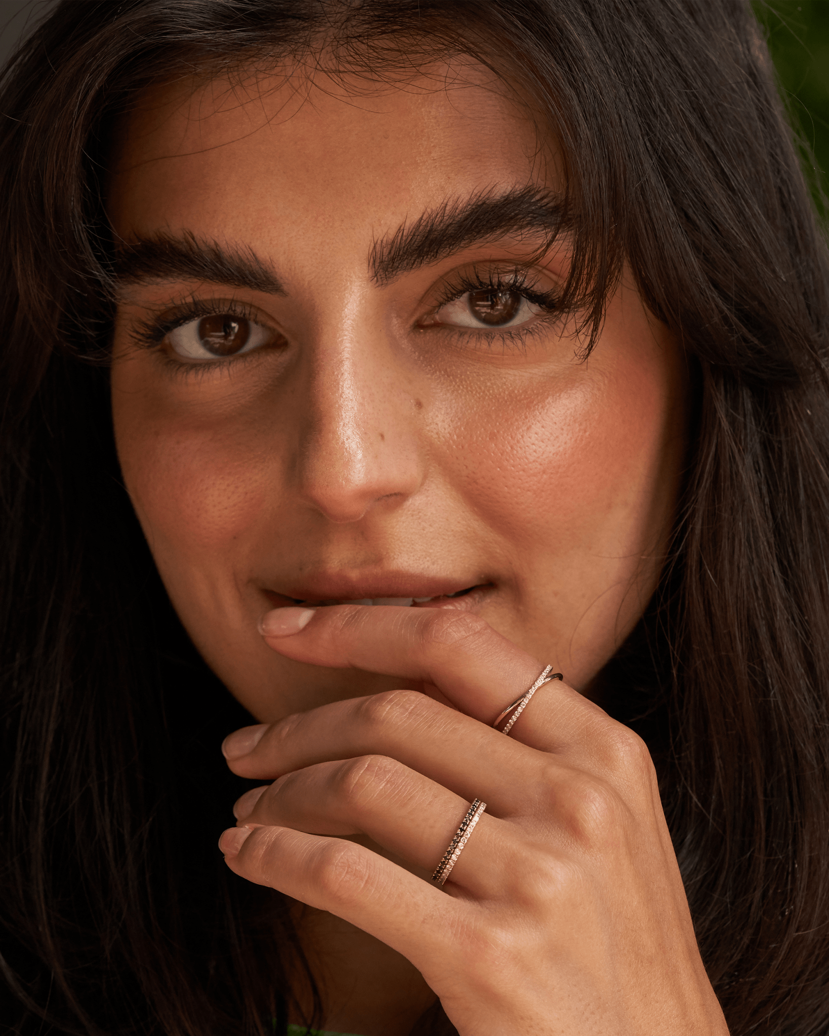 Crossover Diamond Ring