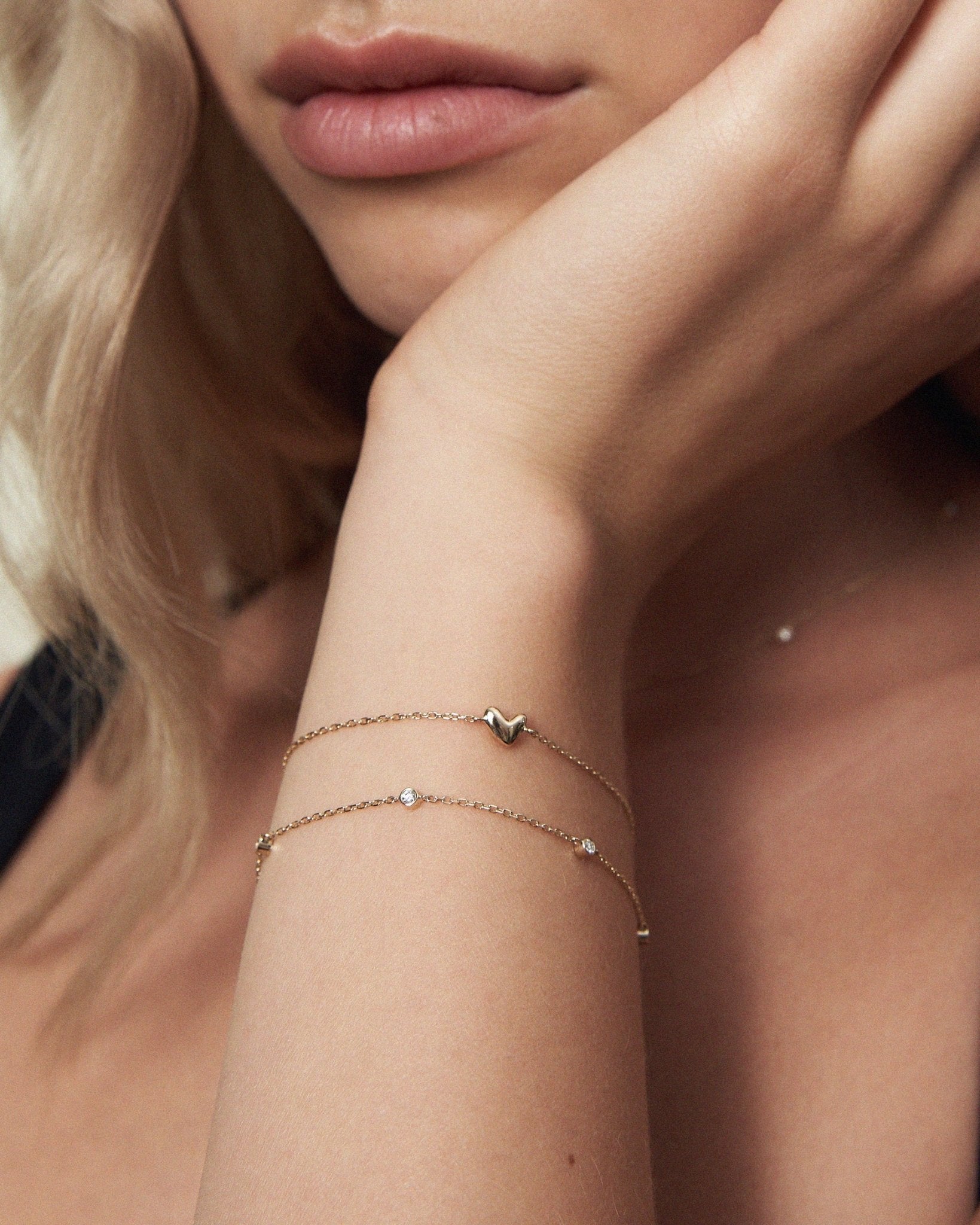 Gold Heart Bracelet