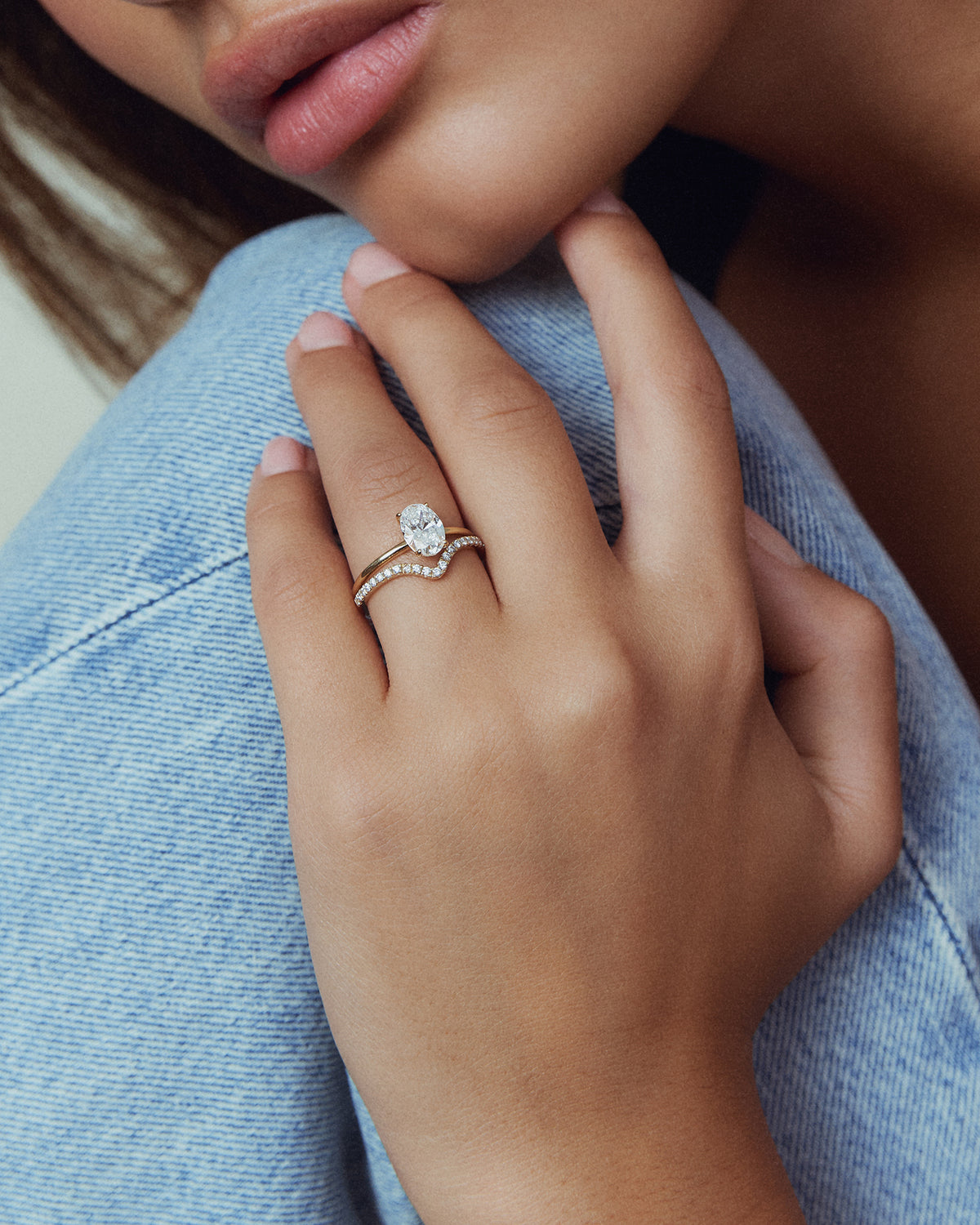 Oval Cut Diamond Ring – 1 ct