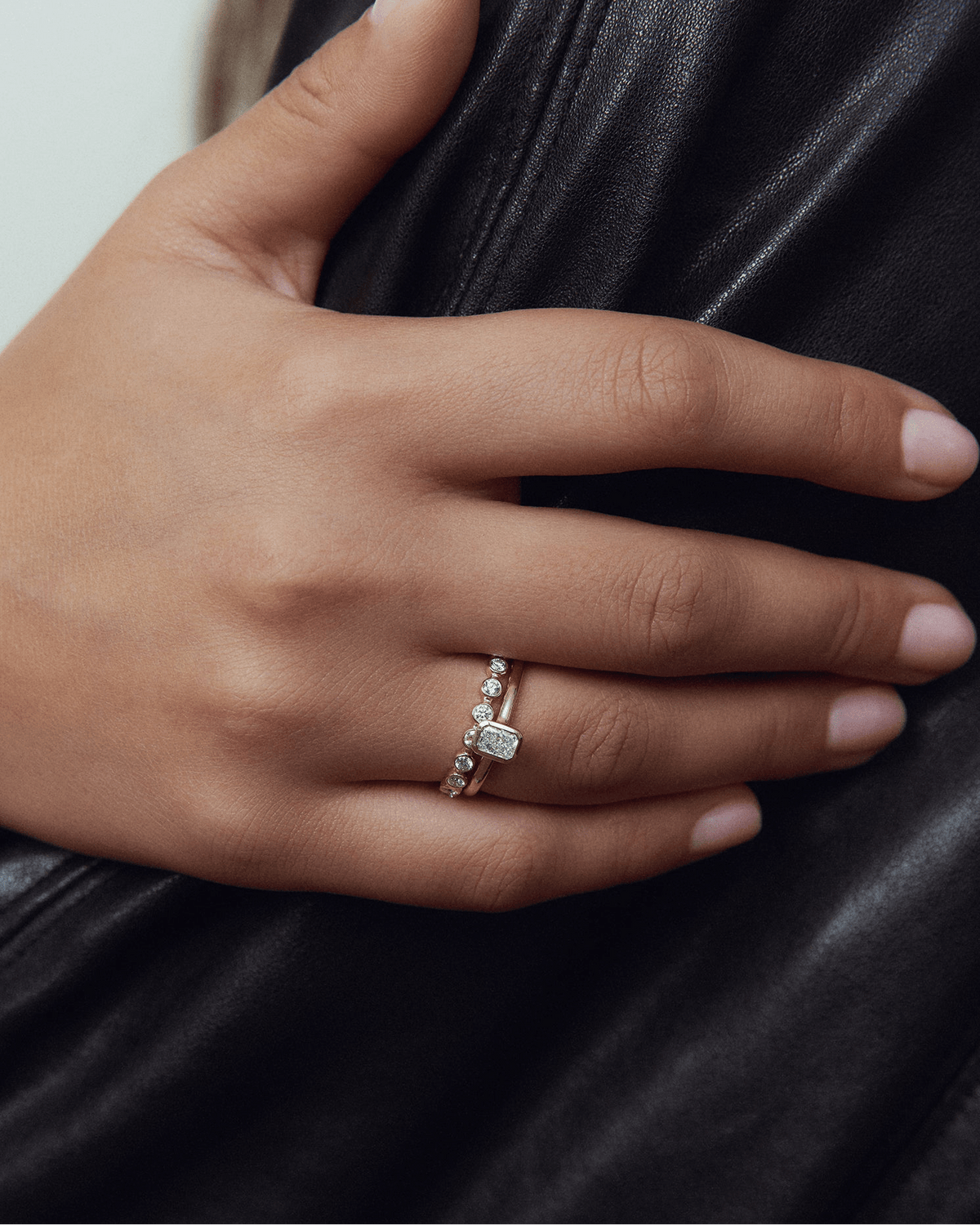 Diamond Bezel Eternity Band