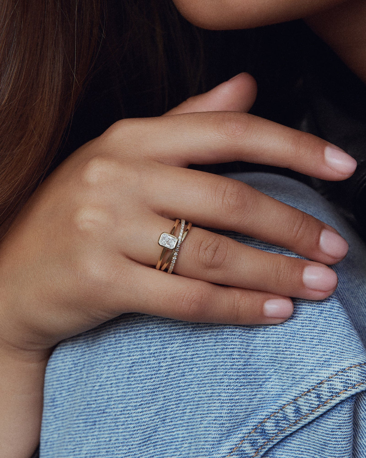 Crossover Diamond Ring – 0.5 ct