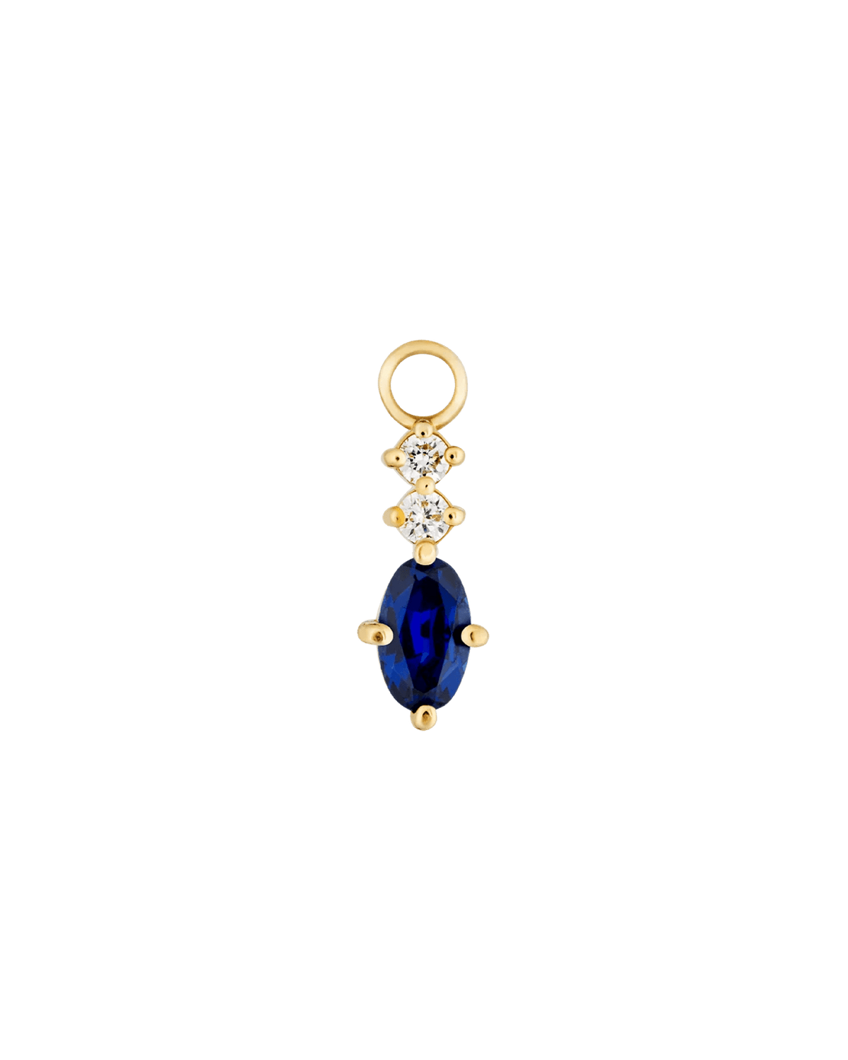Sapphire Hoop Charm