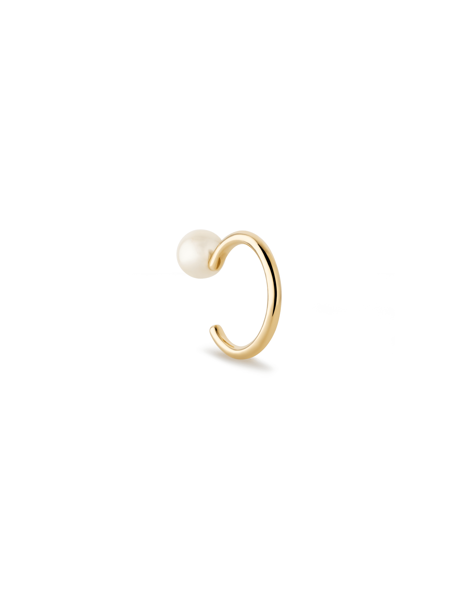 Single Pearl Ear Cuff