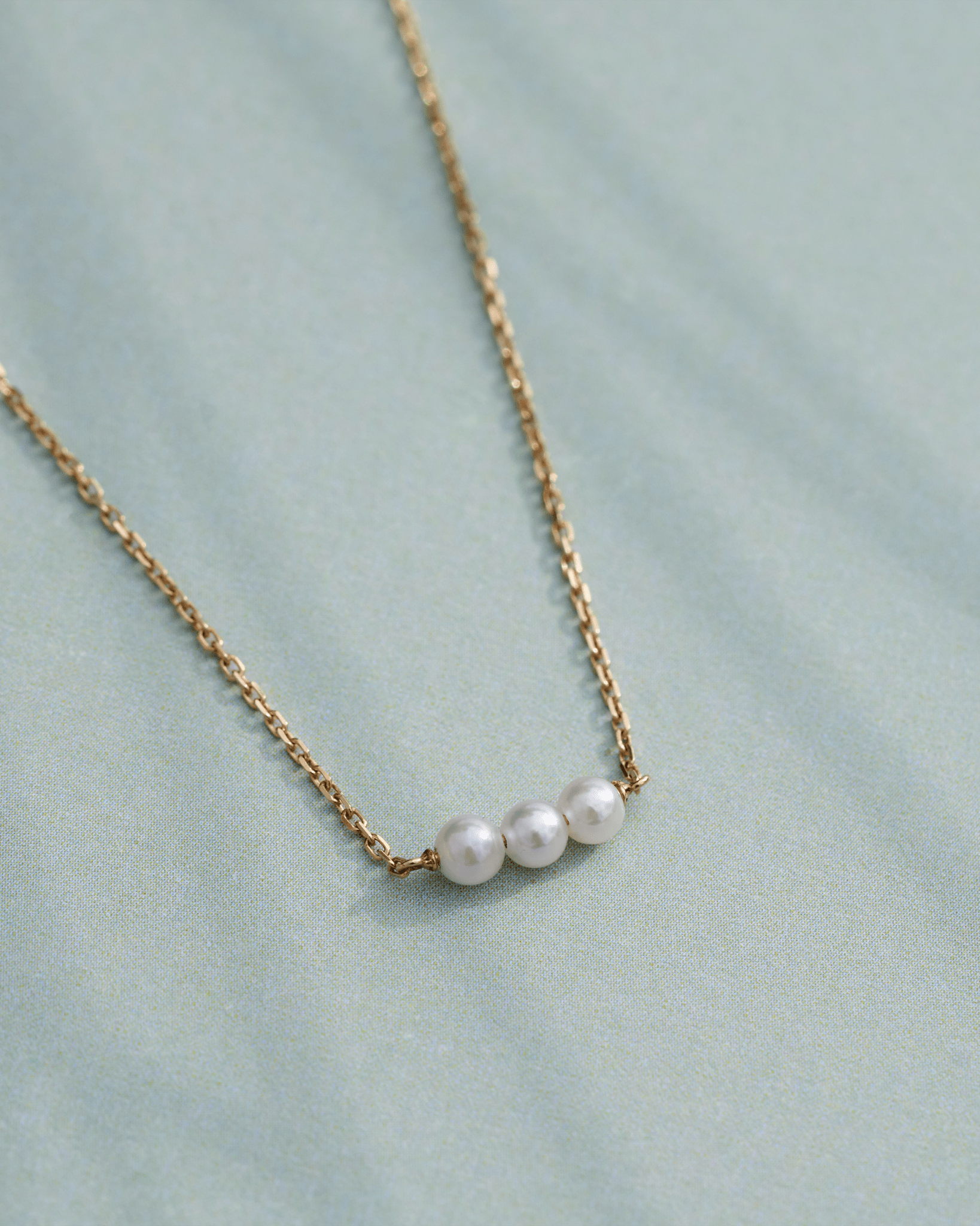 Threaded Pearl Necklace