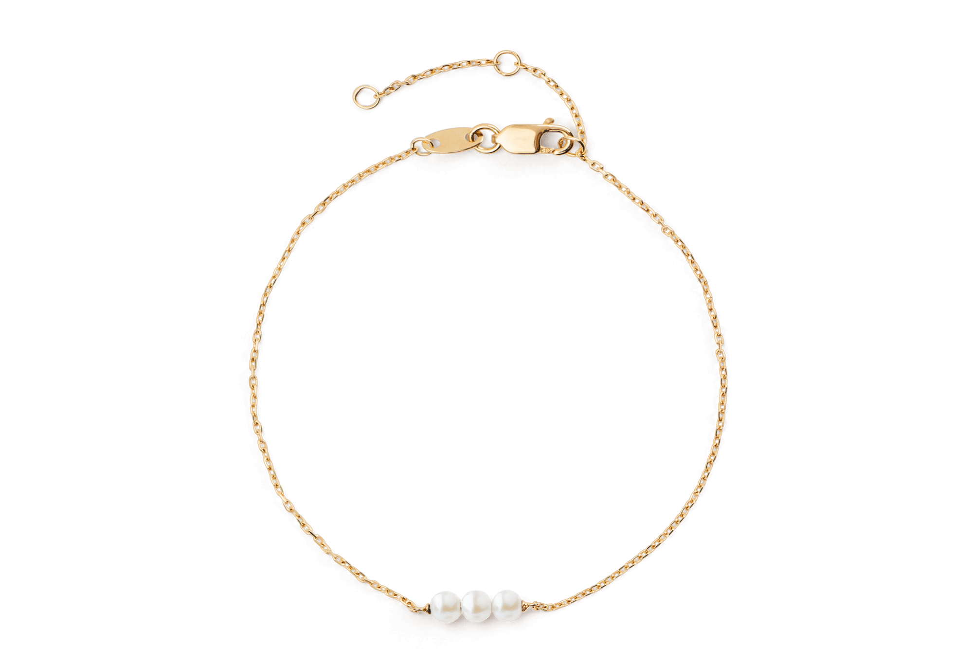 Threaded Pearl Bracelet