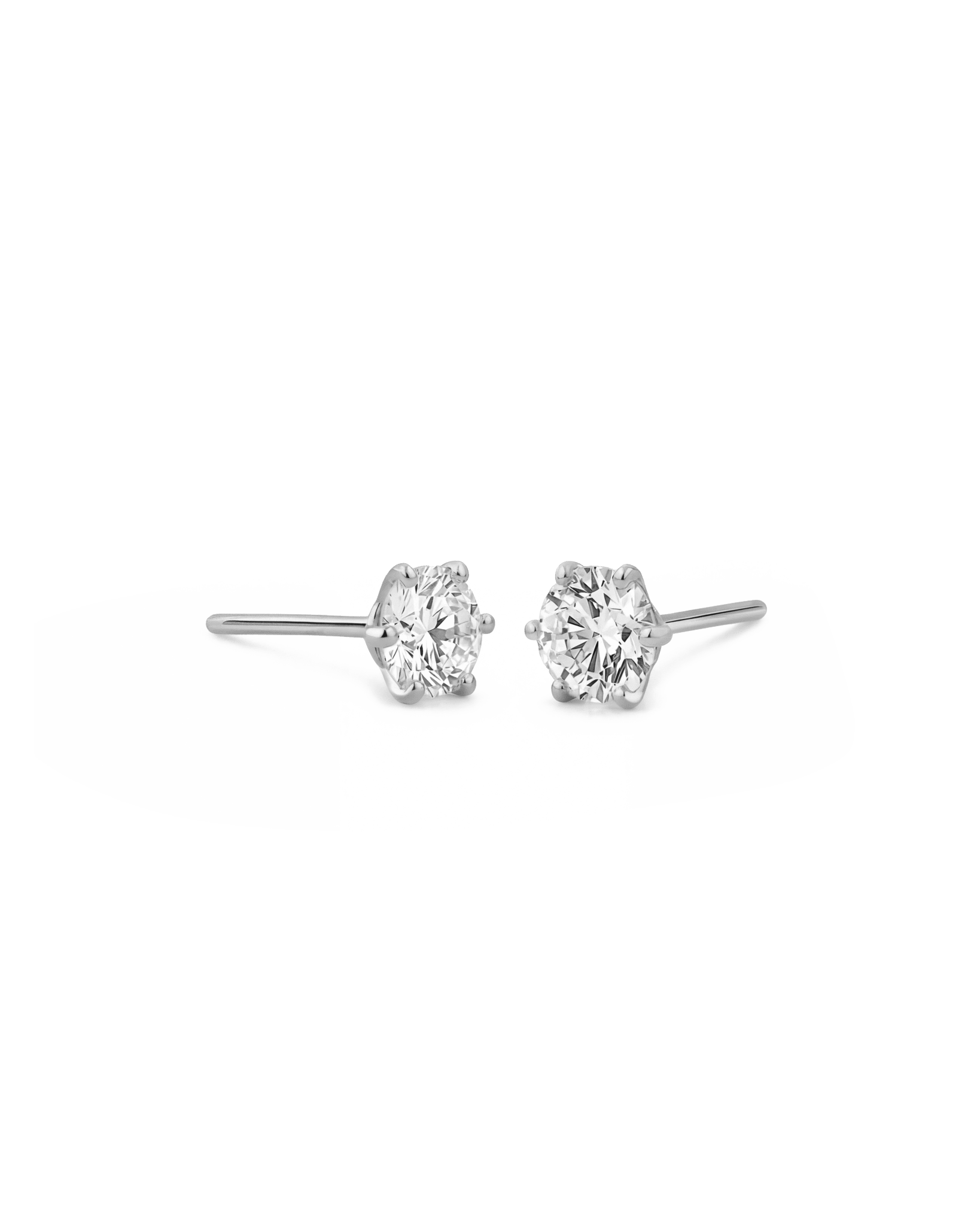 white gold,2 x 0.5 ct,pair
