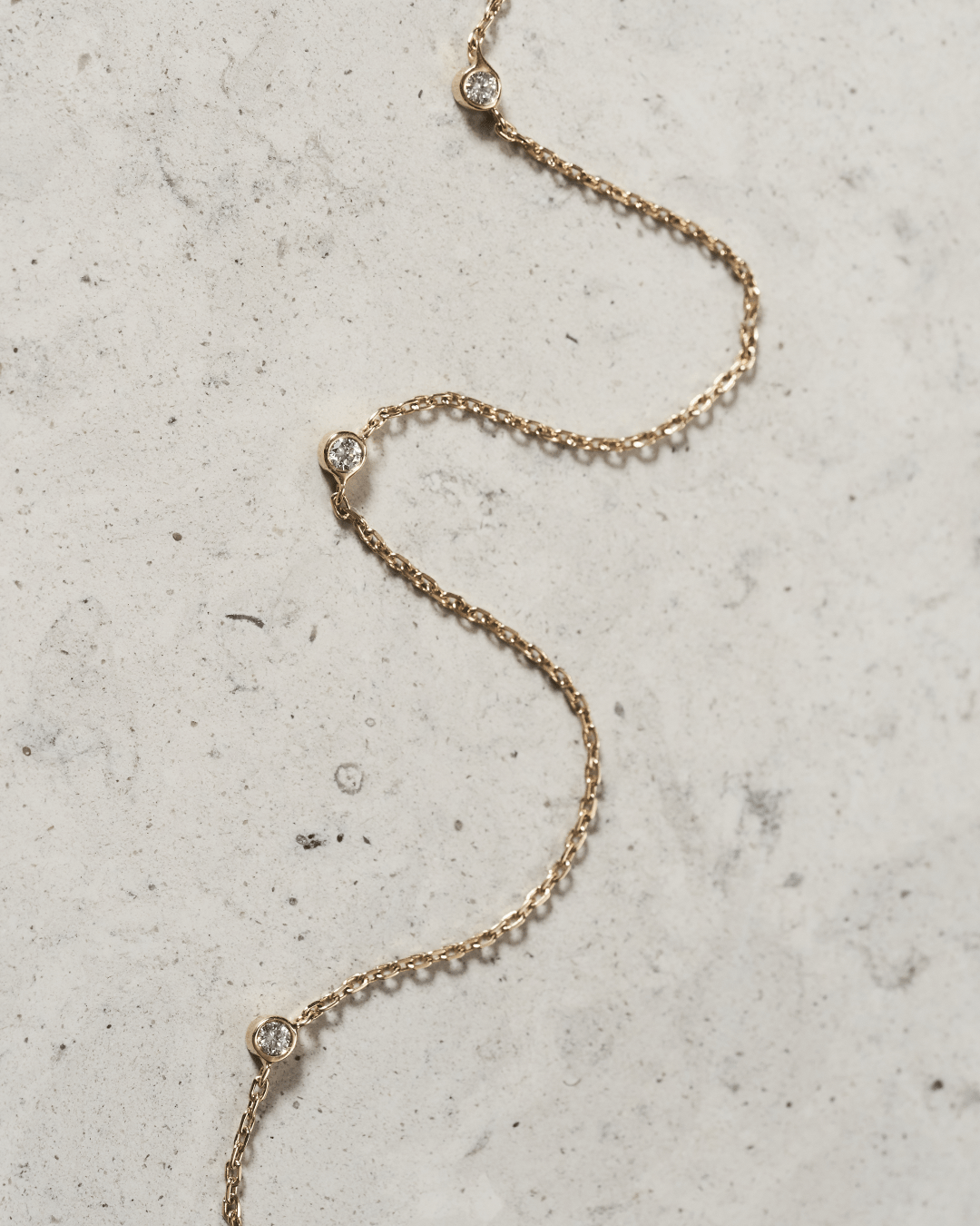 Station Diamond Necklace