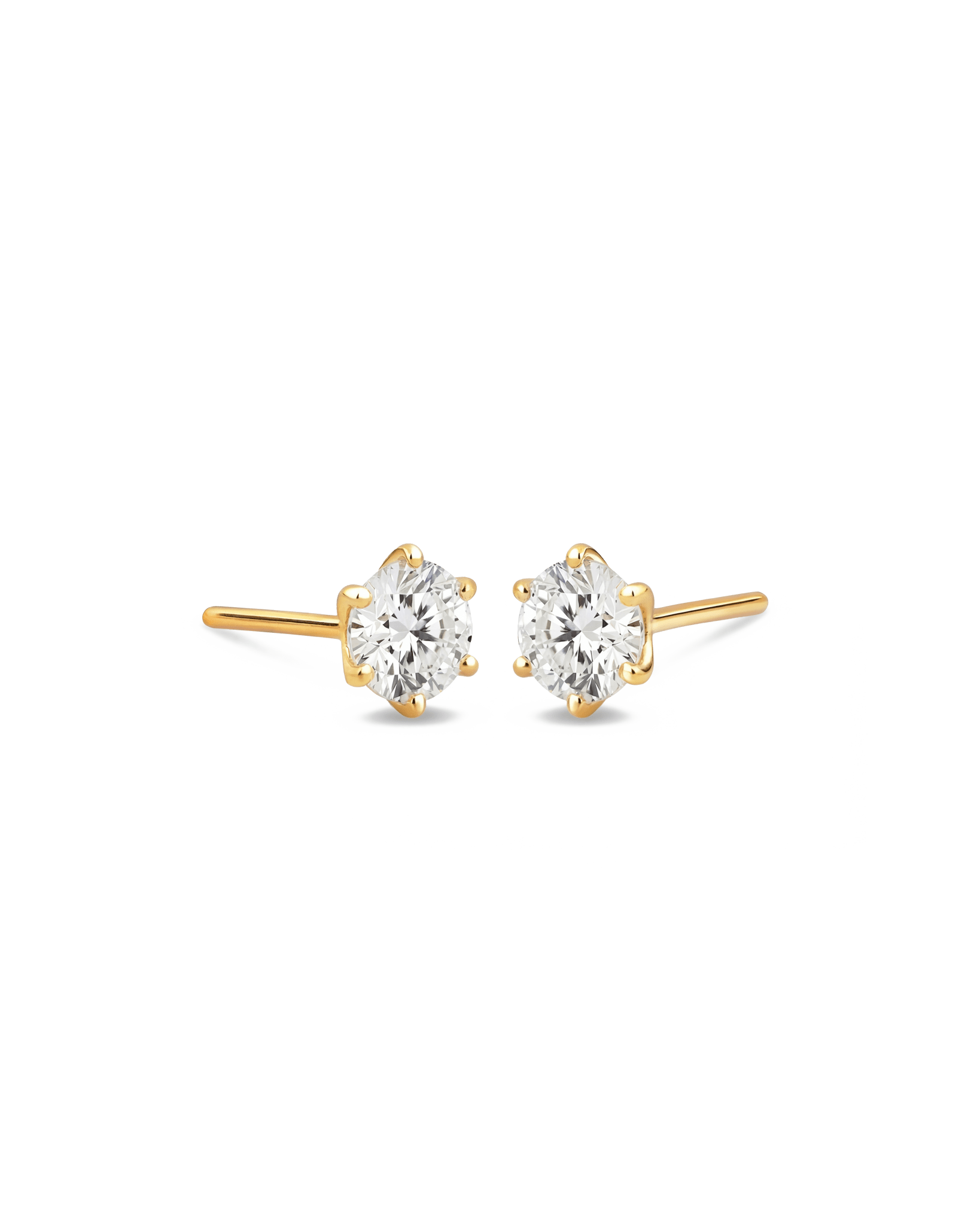gold,2 x 1.0 ct,pair