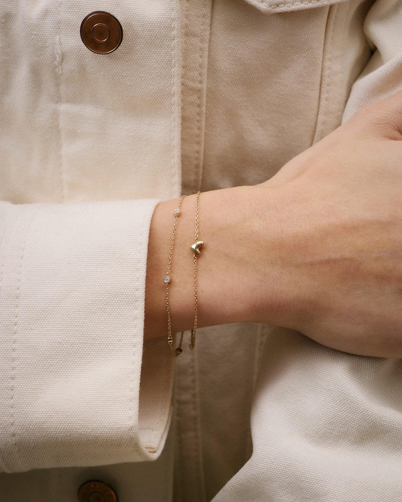 Gold Heart Bracelet