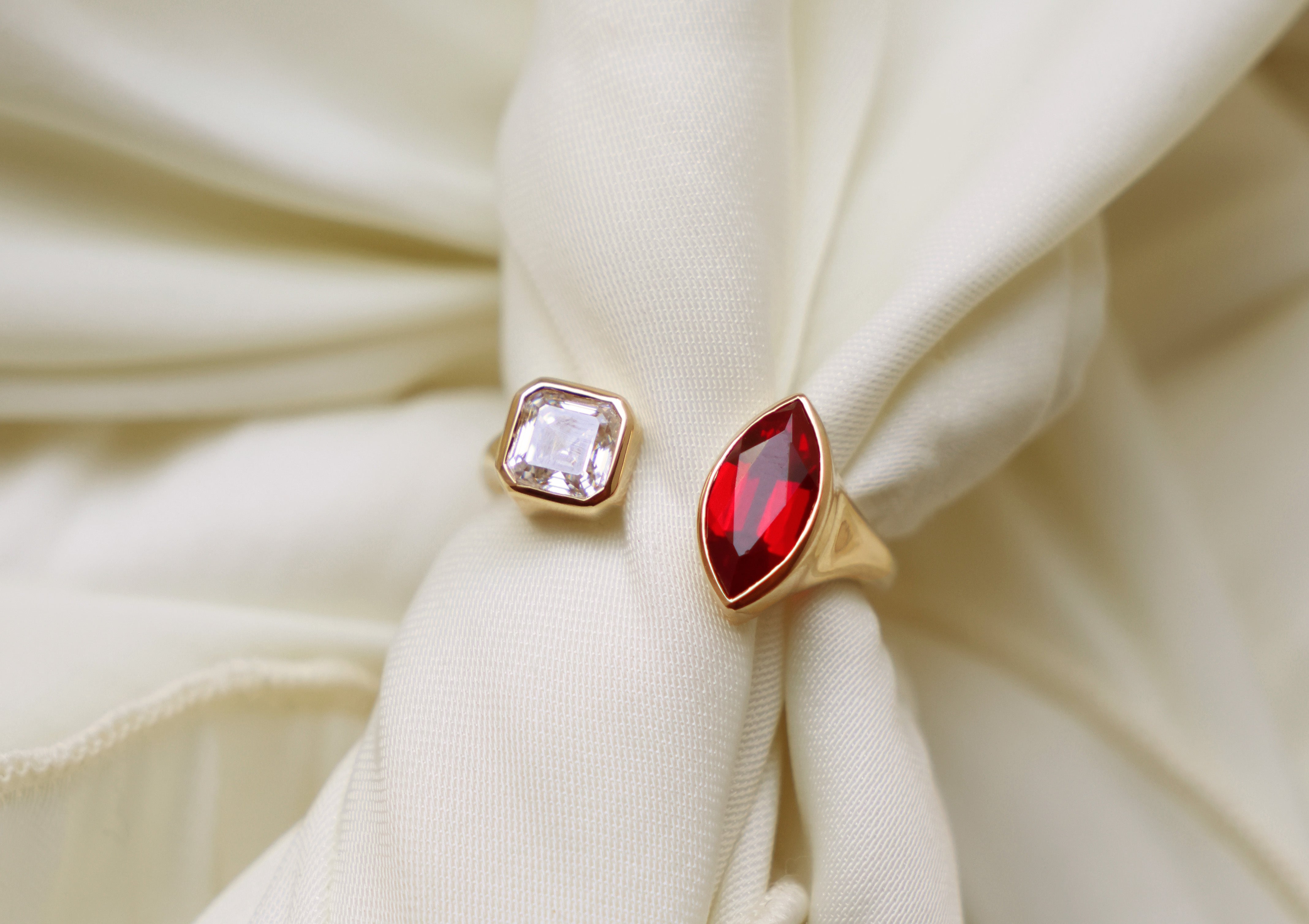 Toi et Moi Ruby Ring