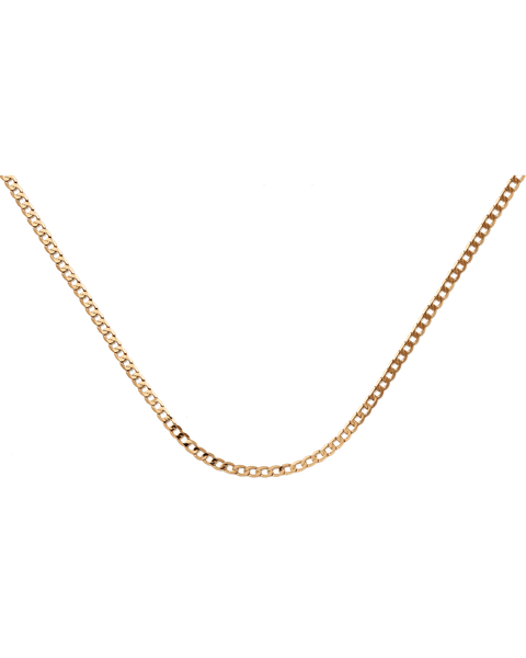 14K Gold Curb Chain Necklace Akind - Main Image
