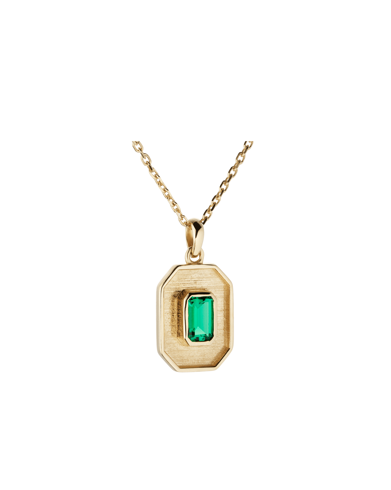 Emerald Amulet Necklace