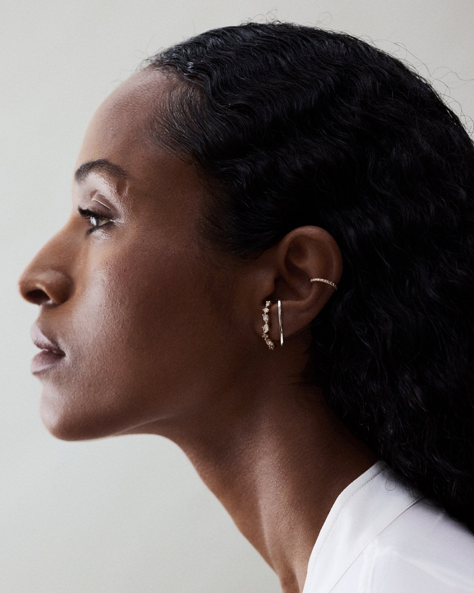 Alliance Diamond Ear Cuff