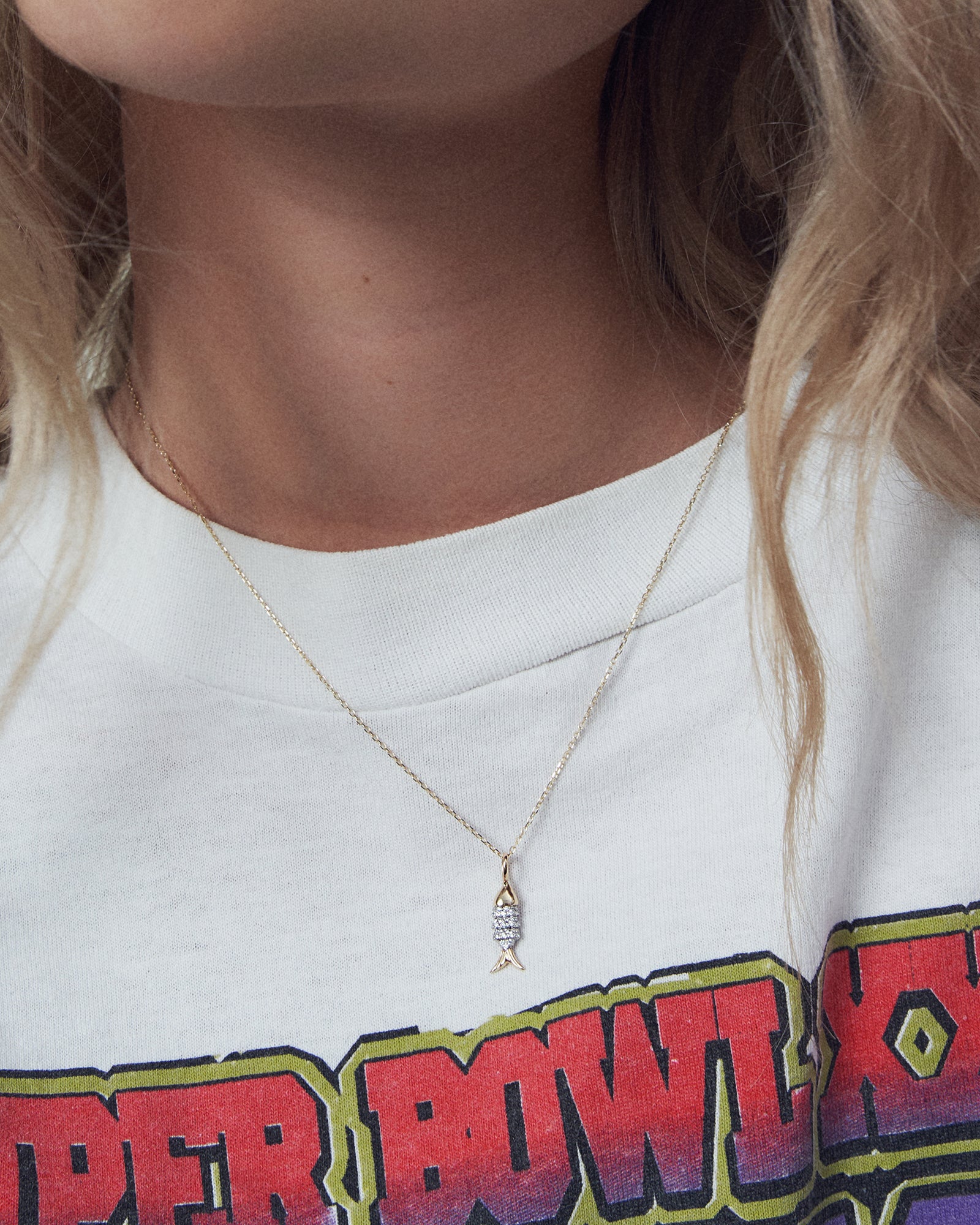 Diamond Fish Charm