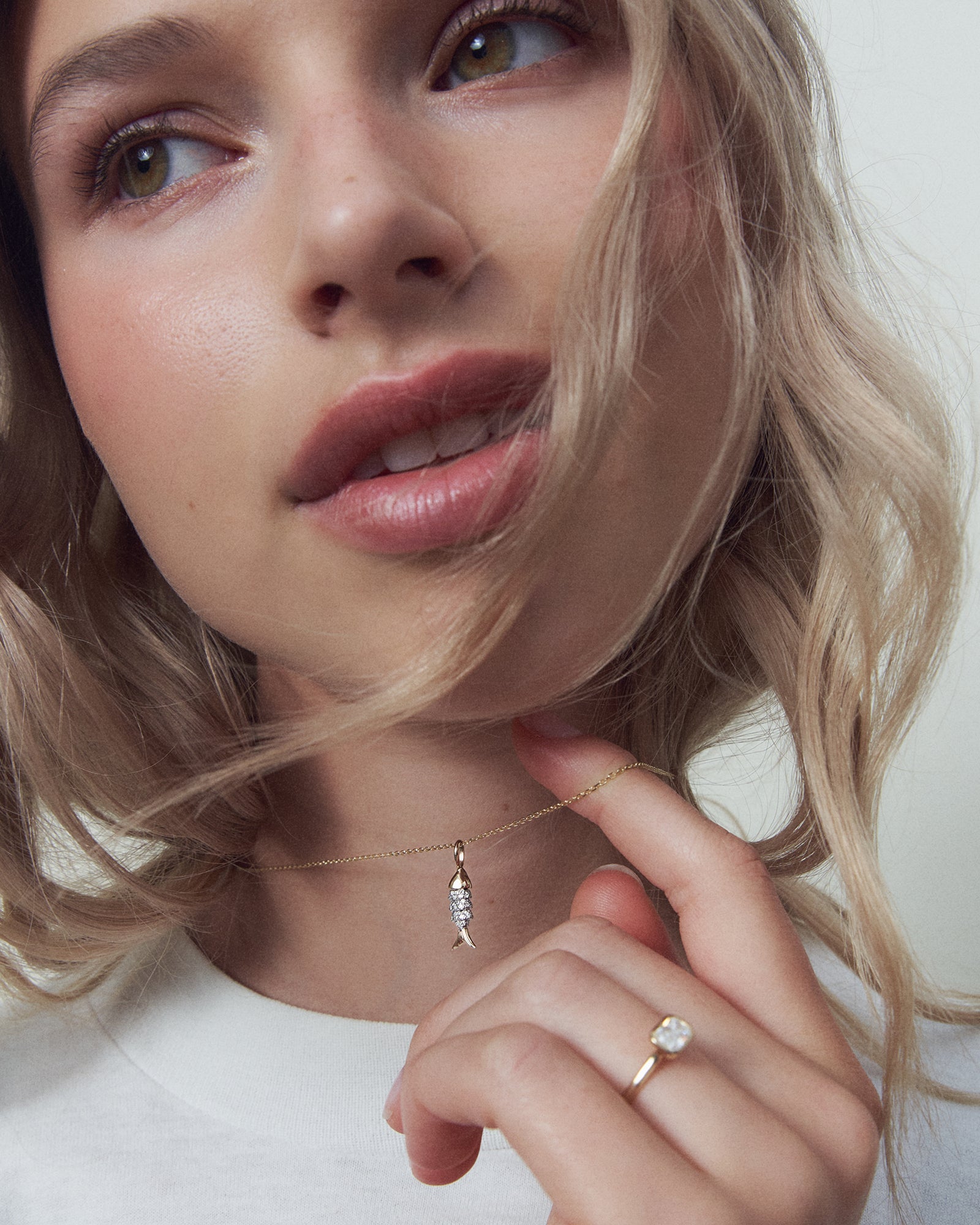 Diamond Fish Charm