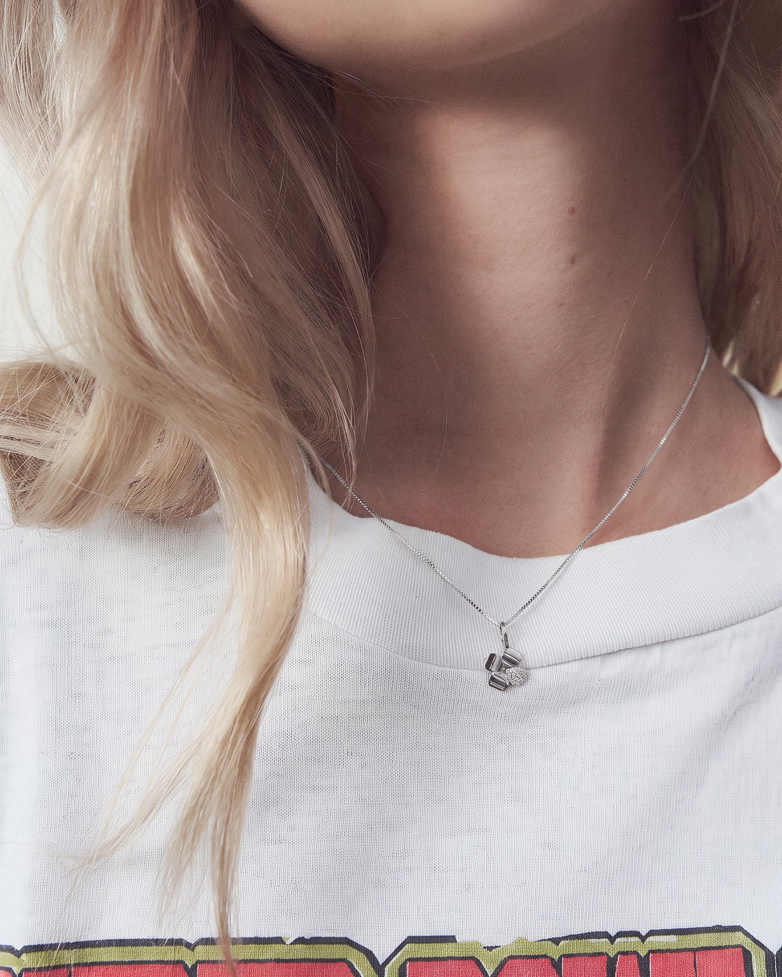 Diamond Four-Leaf Clover Charm