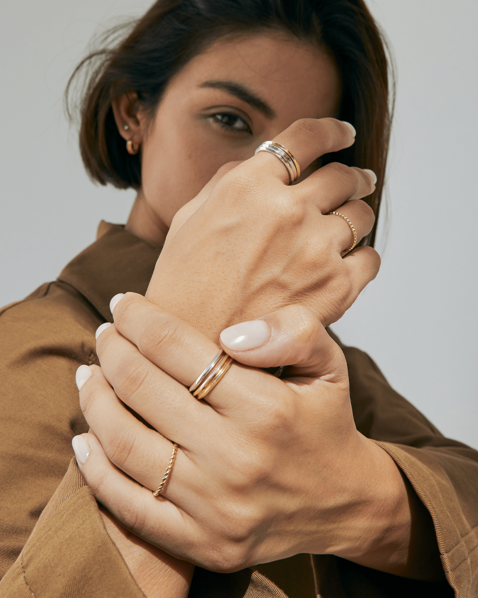 Double Knife Edge Ring