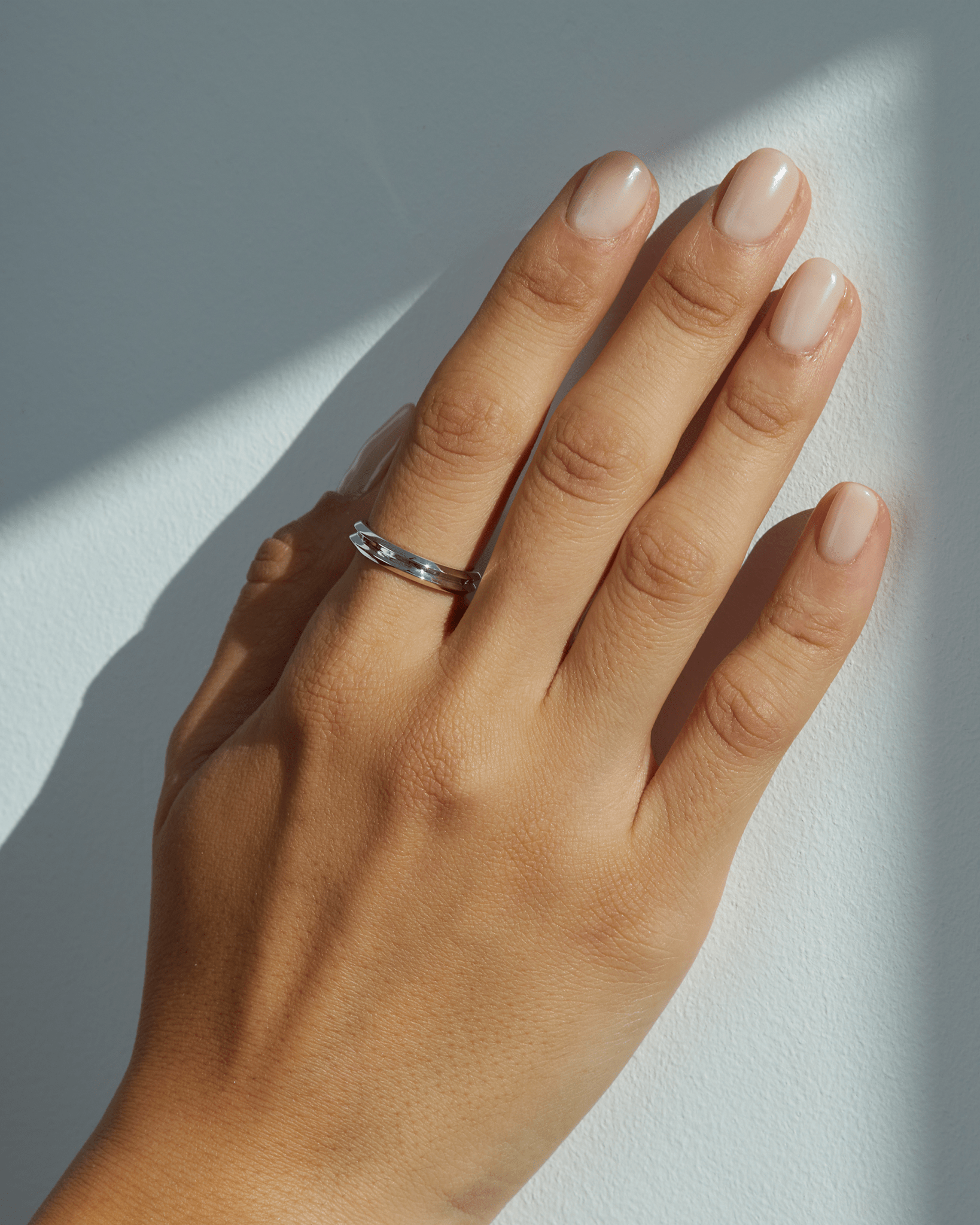 Double Knife Edge Ring