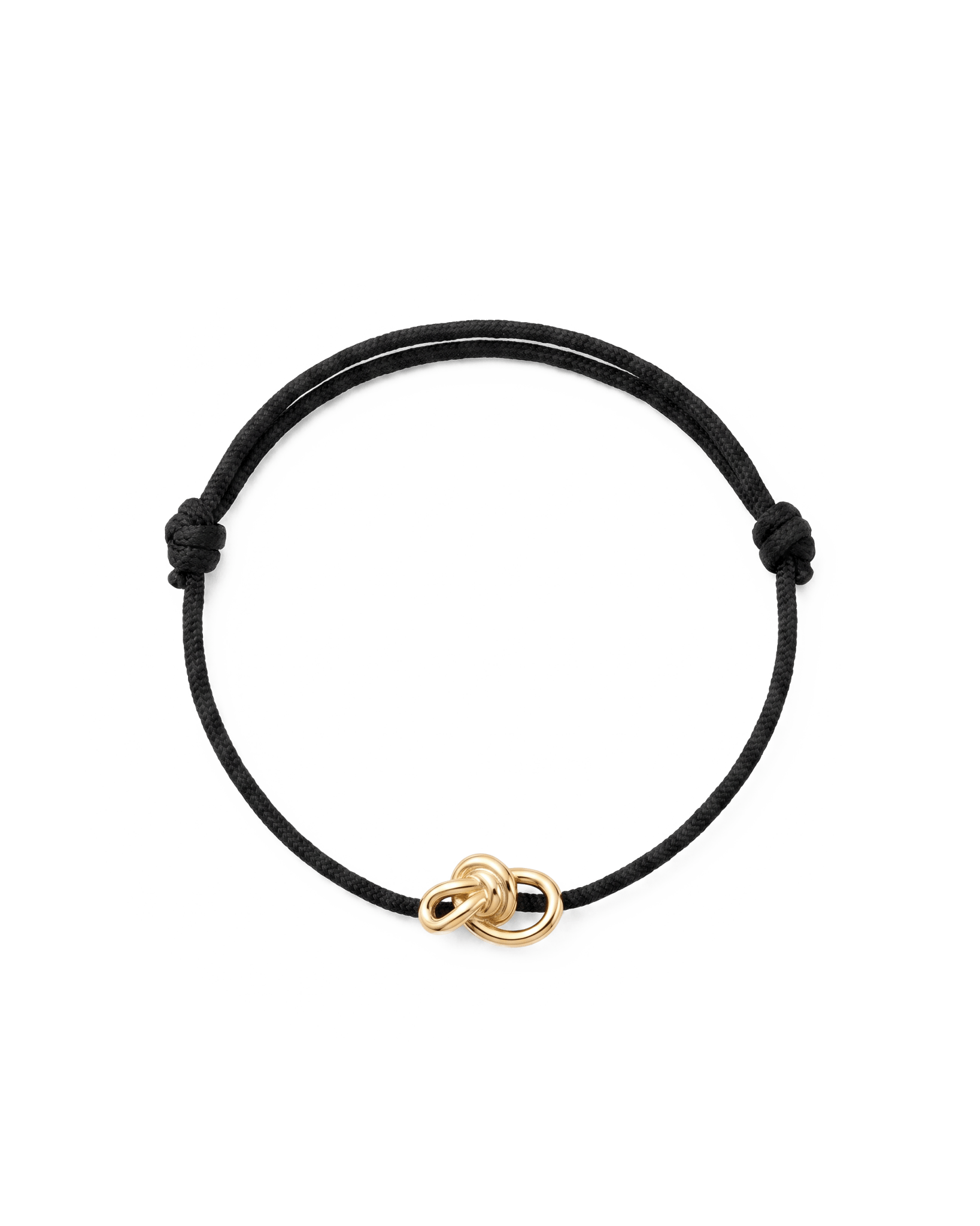 Double Gold Knot Cord Bracelet - Sample