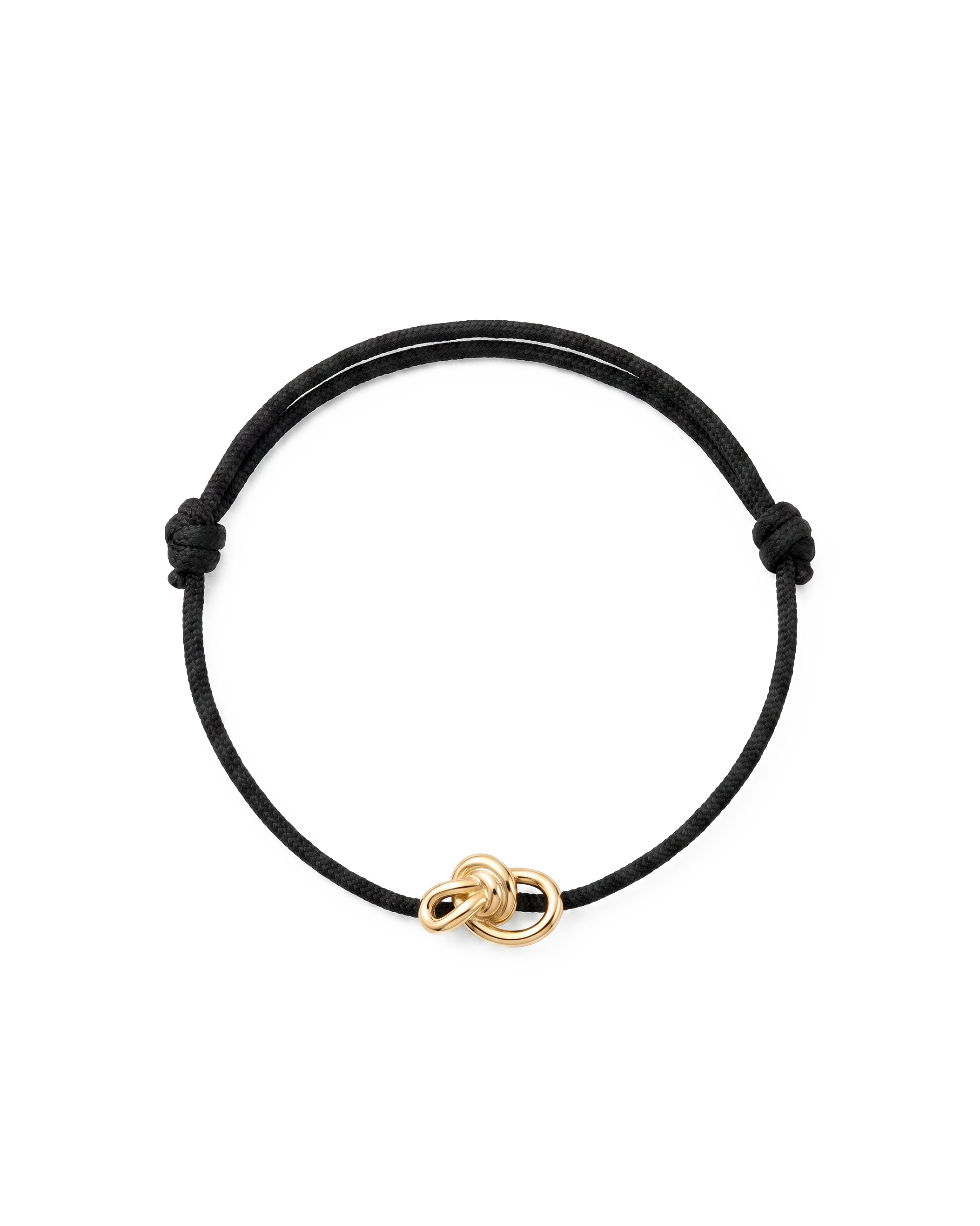 Double Gold Knot Cord Bracelet - Sample