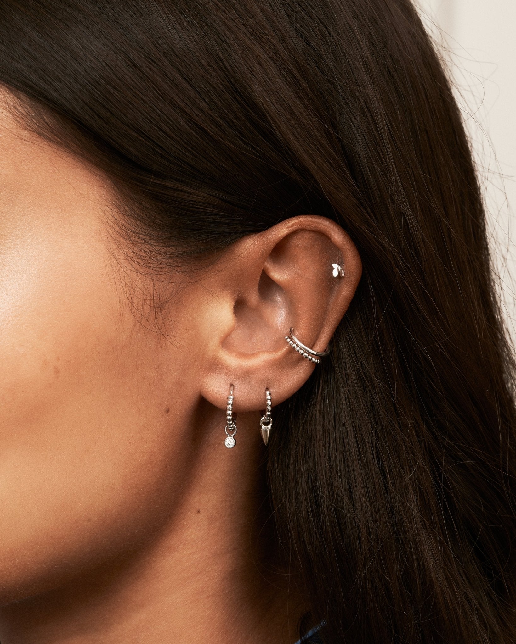 14K Spike Charm for Hoop Earrings | Akind