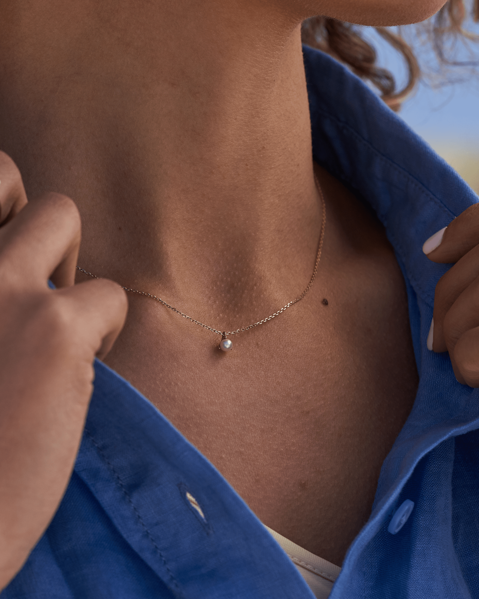 Simple Pearl Pendant