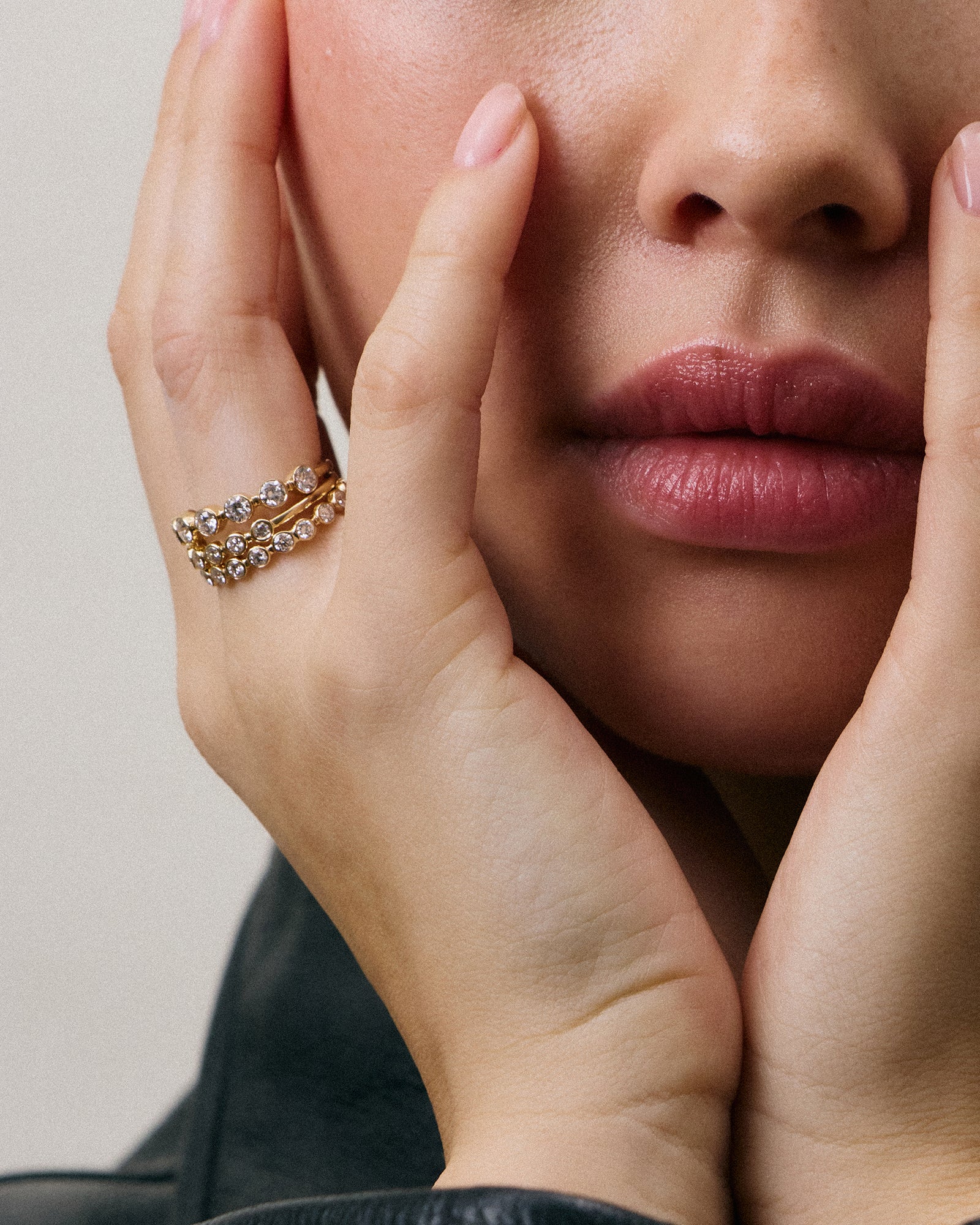 Bold Diamond Bezel Band