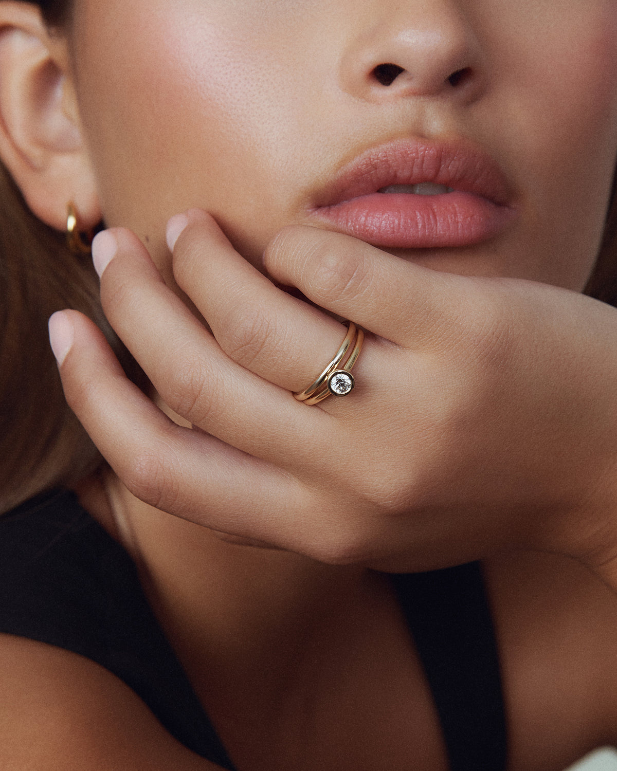 Bezel Diamond Ring – 0.3 ct