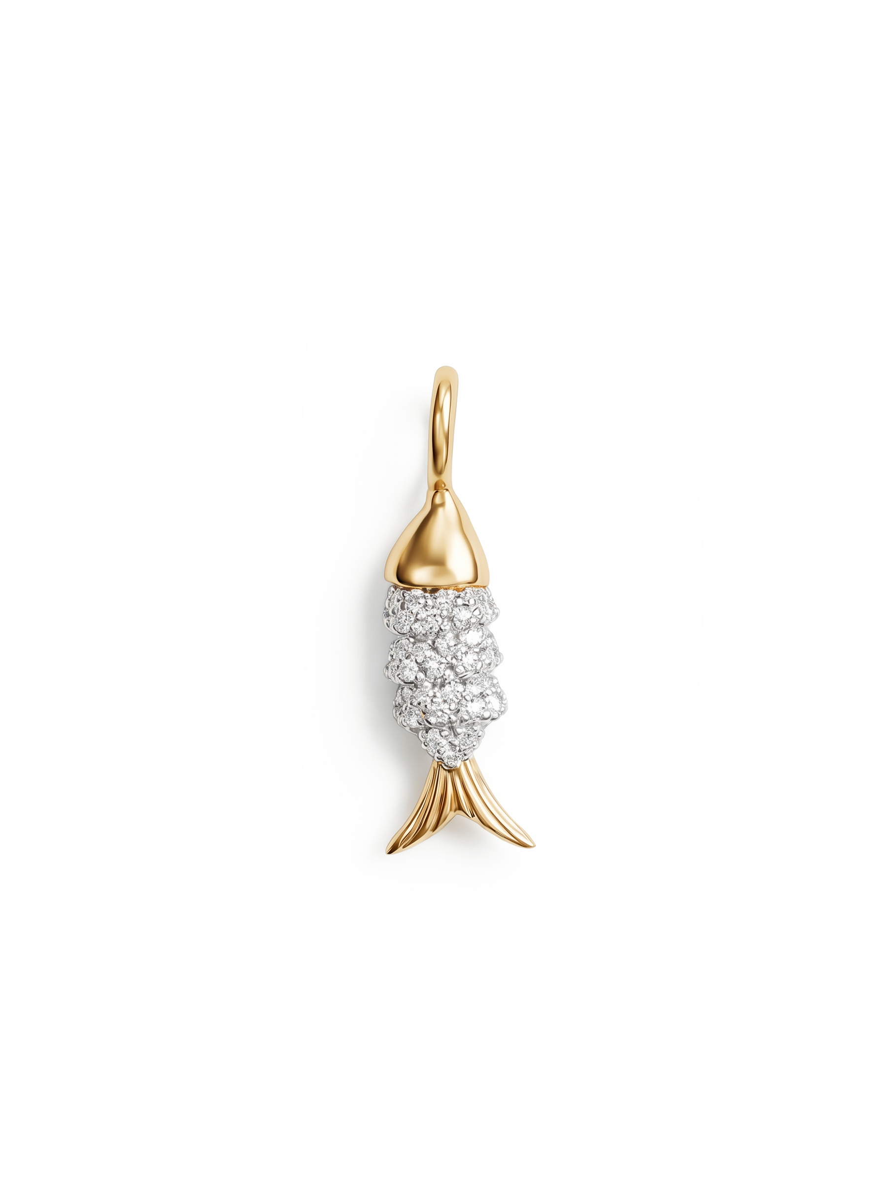 Diamond Fish Charm