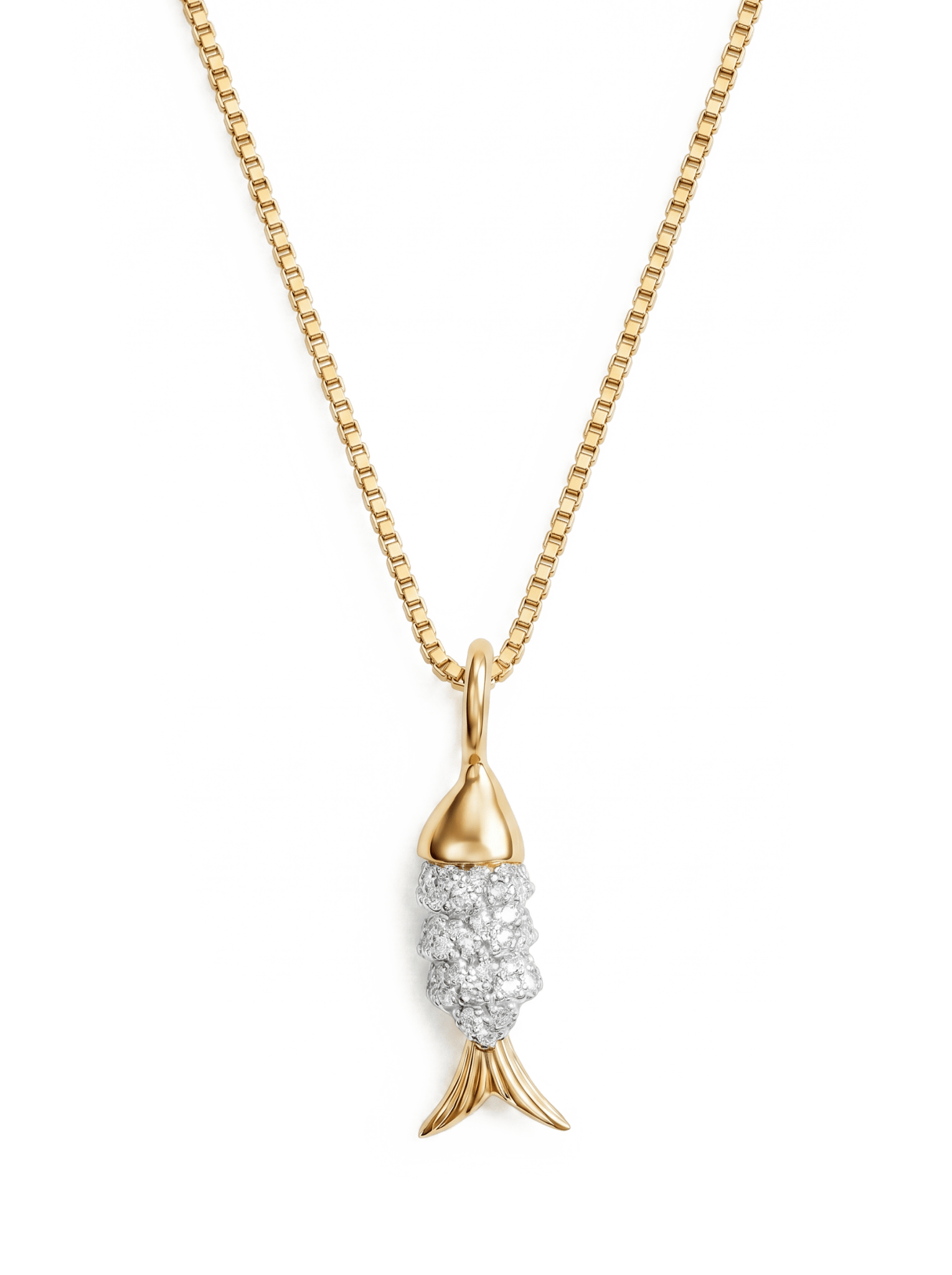 Diamond Fish Charm
