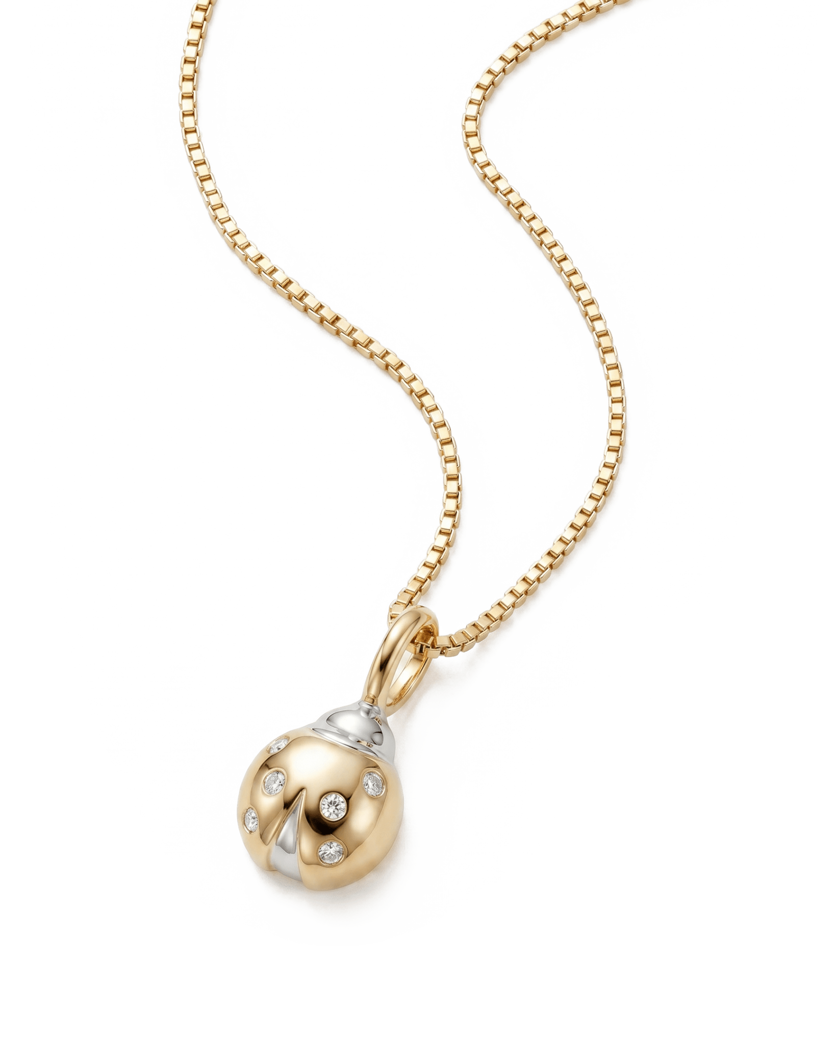 Diamond Ladybug Charm