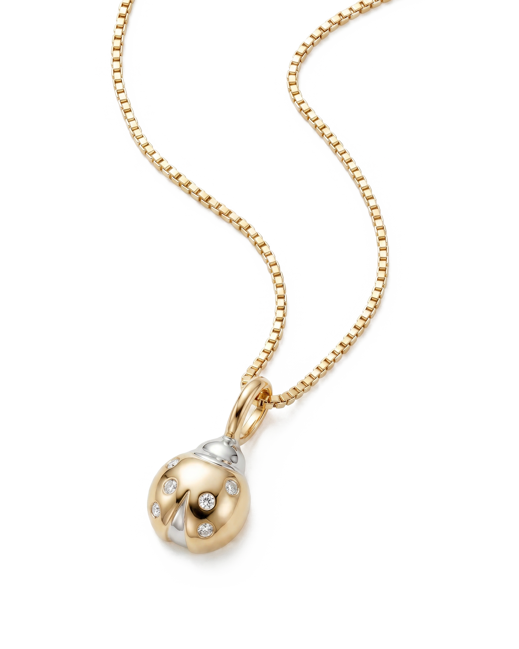 Diamond Ladybird Charm
