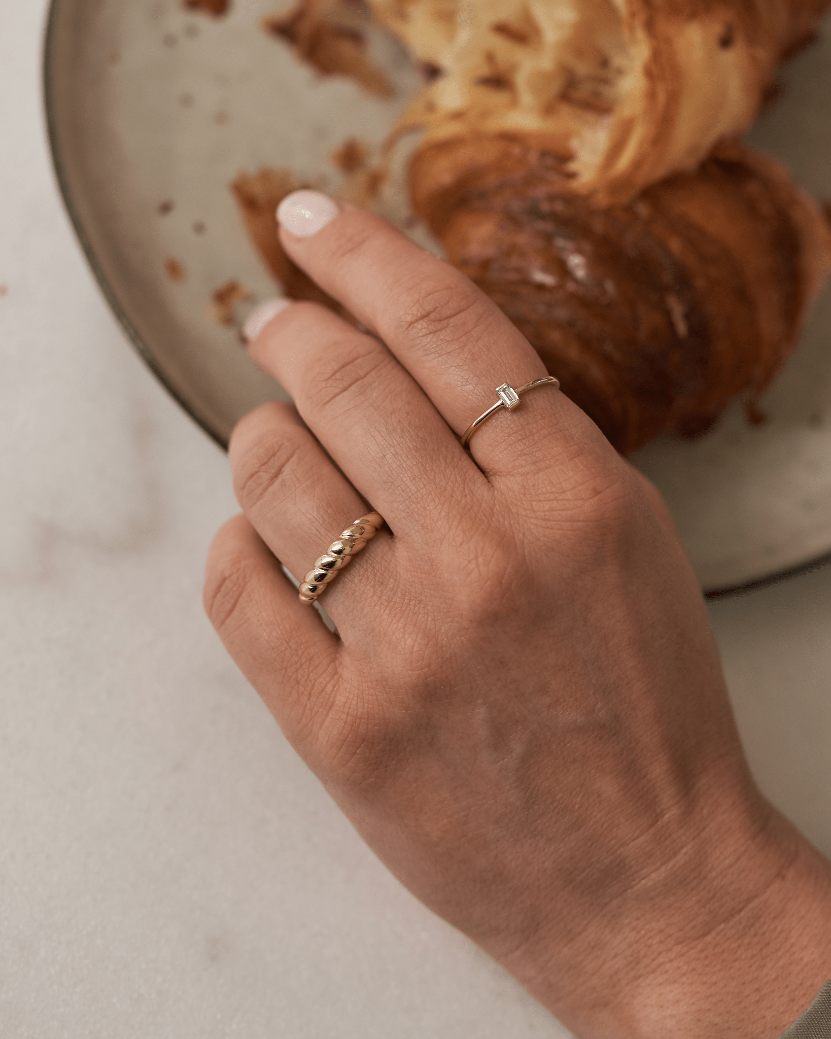 Croissant Dome Ring