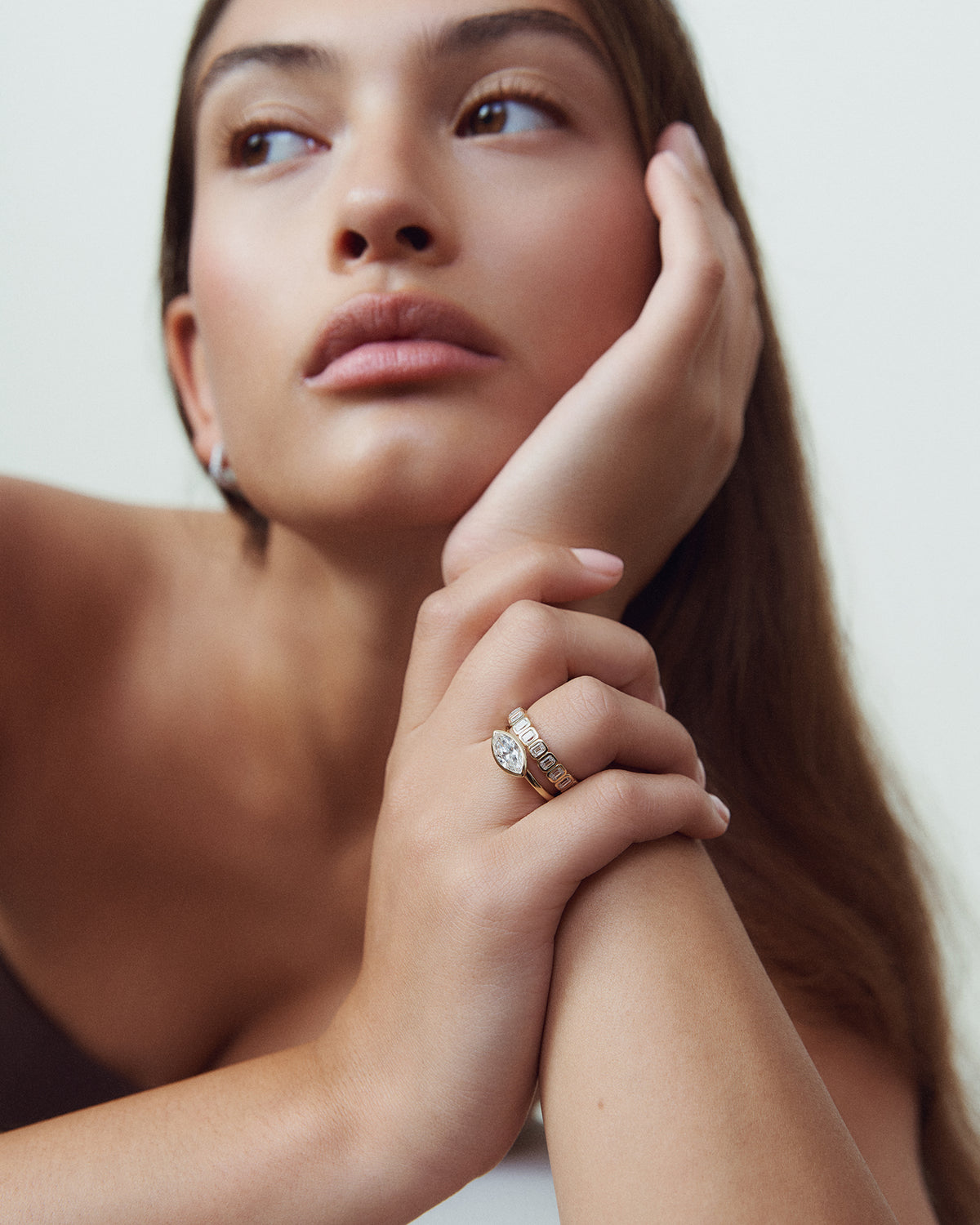 Emerald Cut Eternity Ring