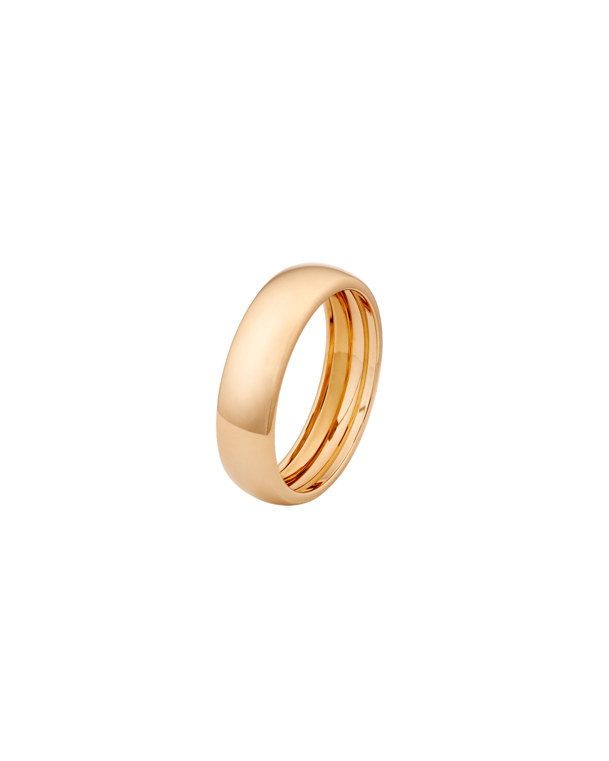 Etched Unisex Gold Band - 14K/18K | Akind
