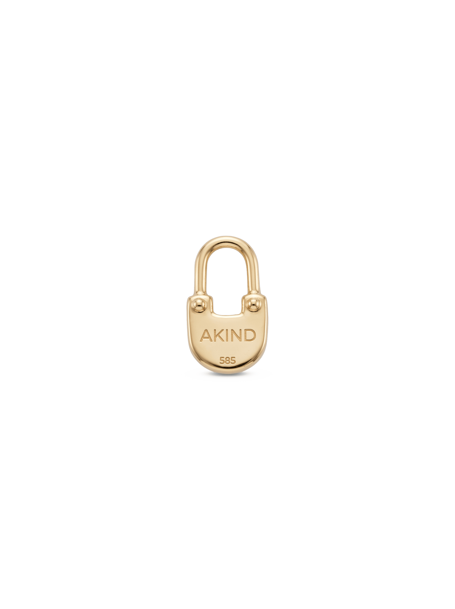 Lock Pendant Charm - Sample