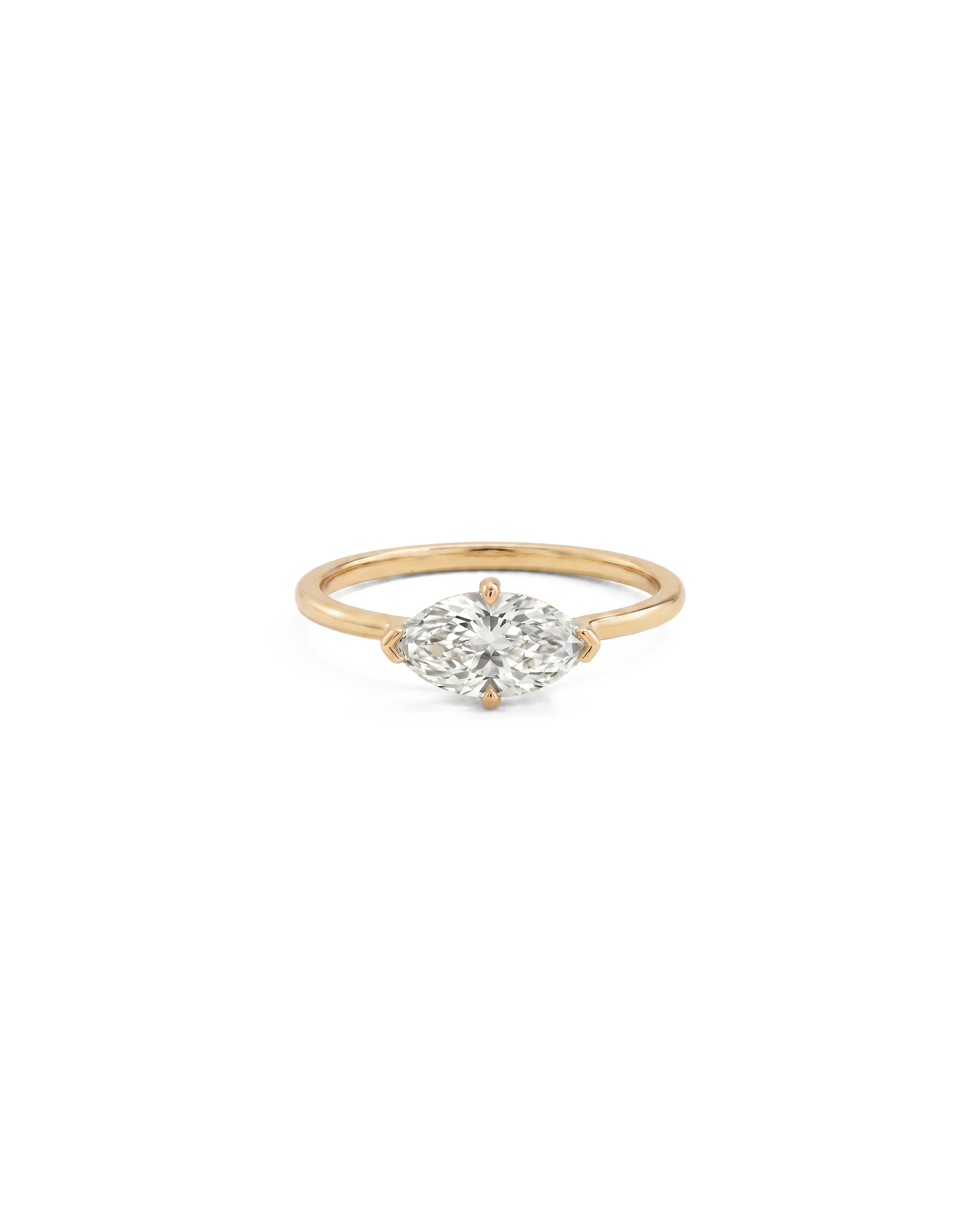 East West Marquise Diamond Ring
